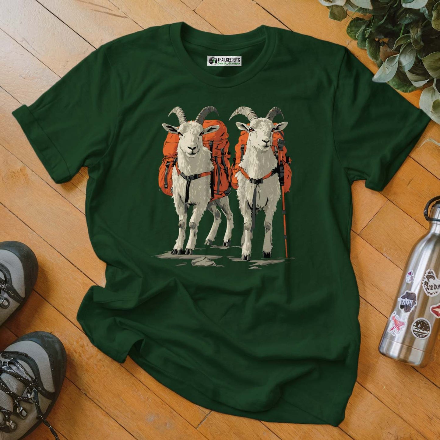 Mountain Goat Backpacker Buddies T-Shirt