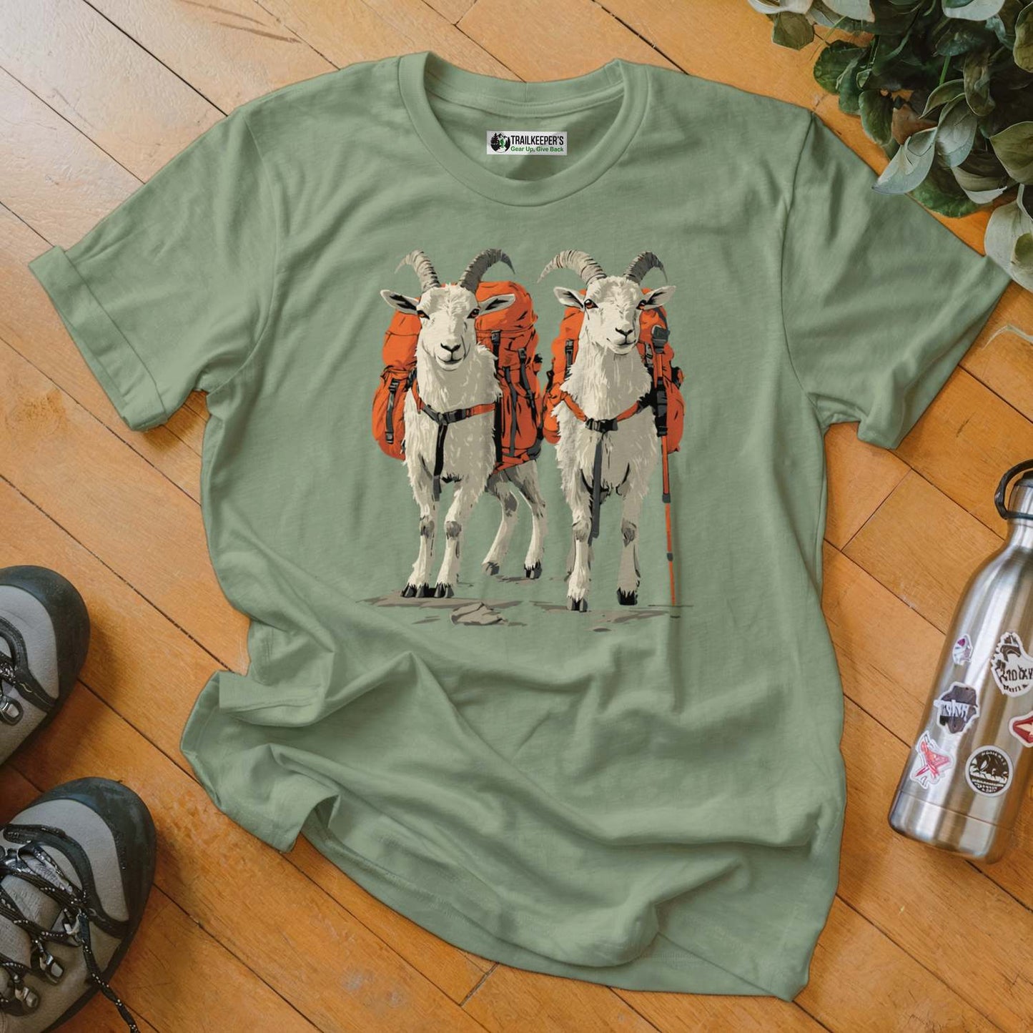 Mountain Goat Backpacker Buddies T-Shirt