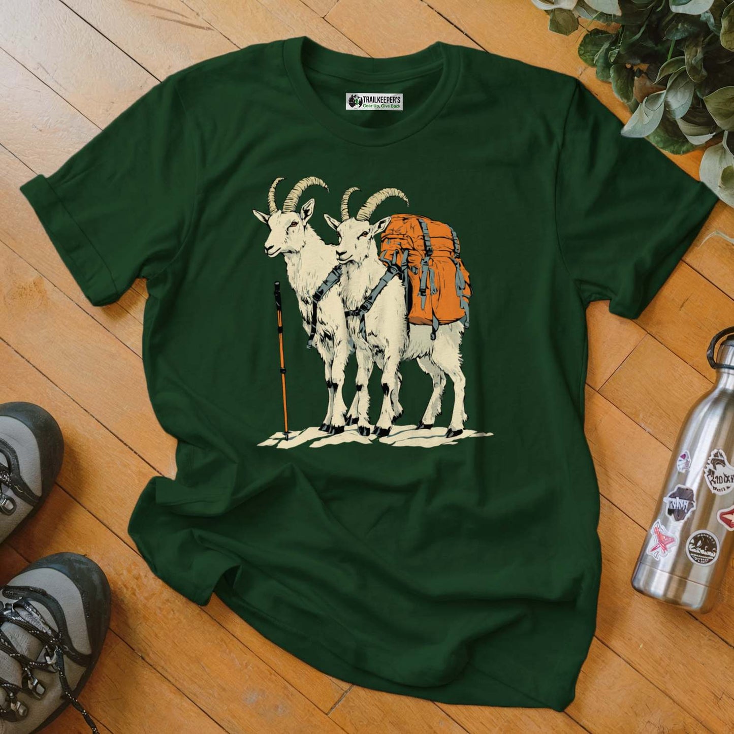 Mountain Goat Backpacker Buddies T-Shirt