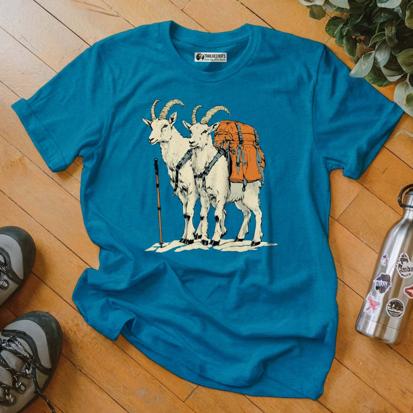 Mountain Goat Backpacker Buddies T-Shirt
