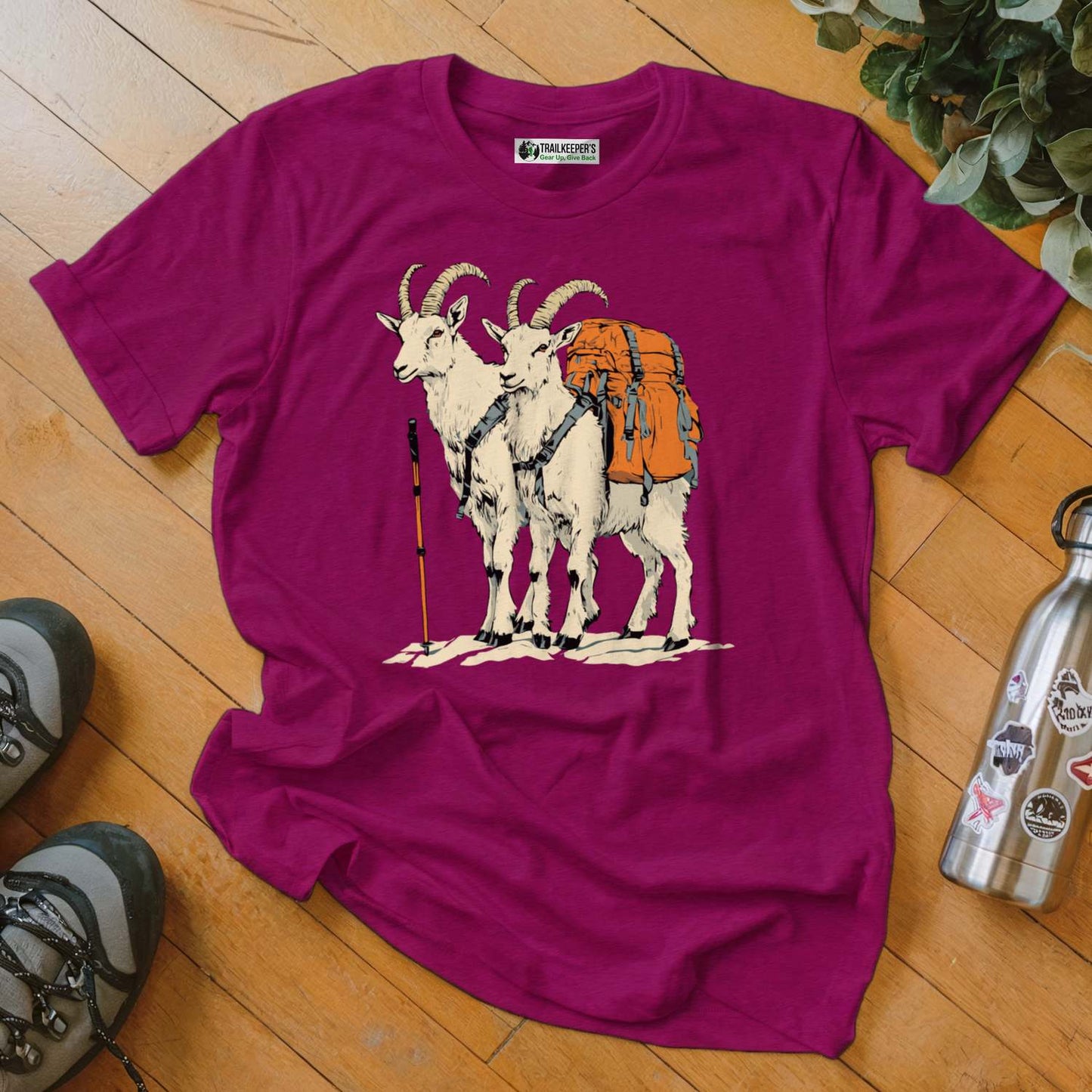 Mountain Goat Backpacker Buddies T-Shirt