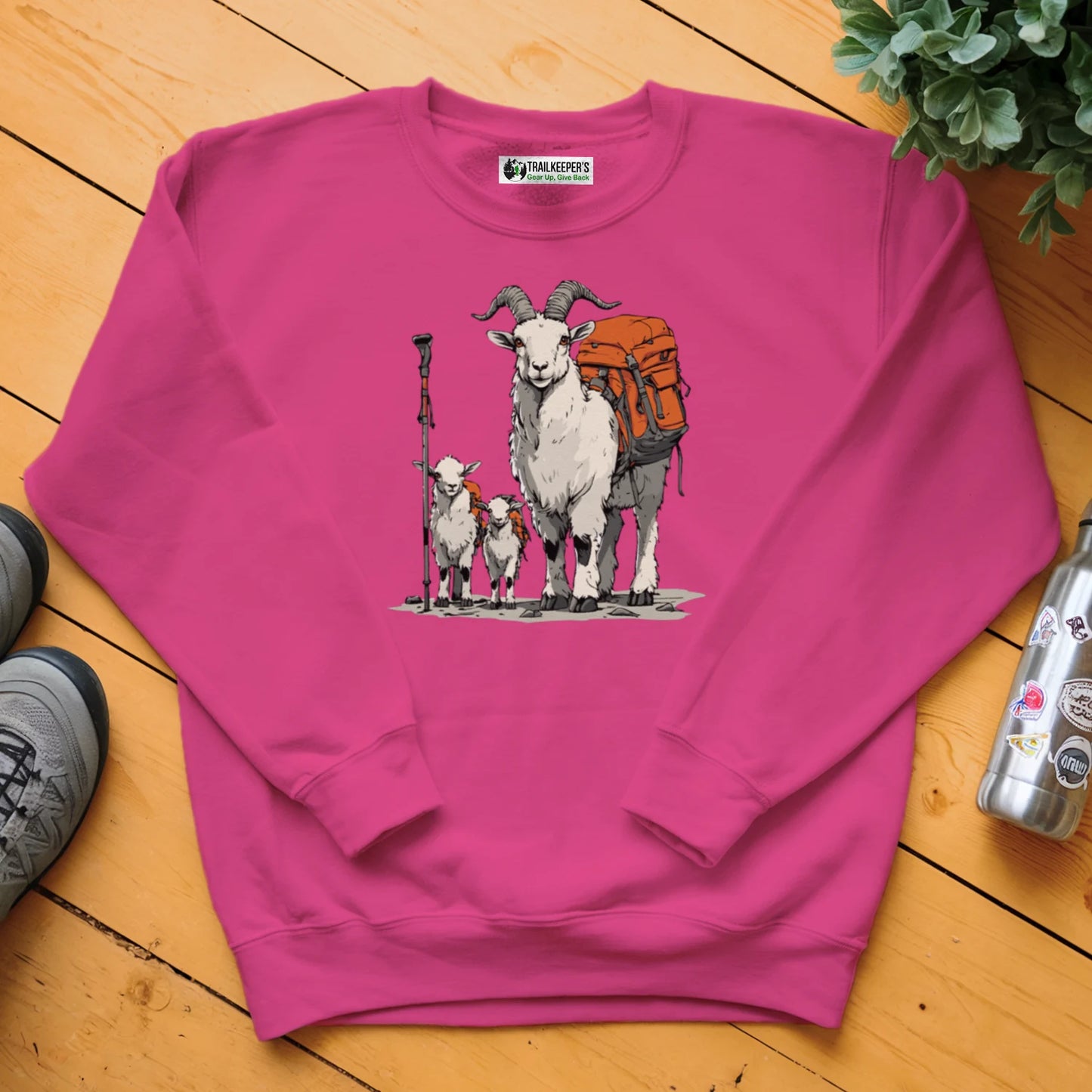 Mountain Goat Backpacker Family Sweatshirt