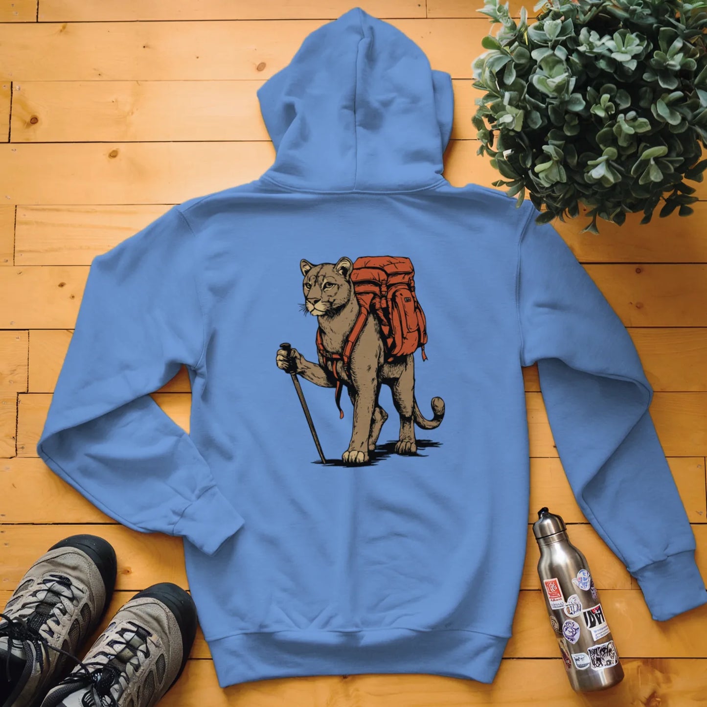 Mountain Lion Backpacker Hoodie