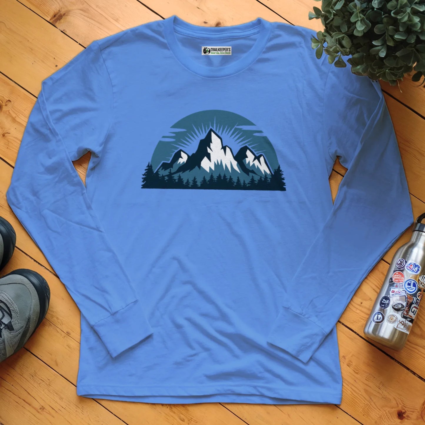 Mountain Scene Long Sleeve T-Shirt