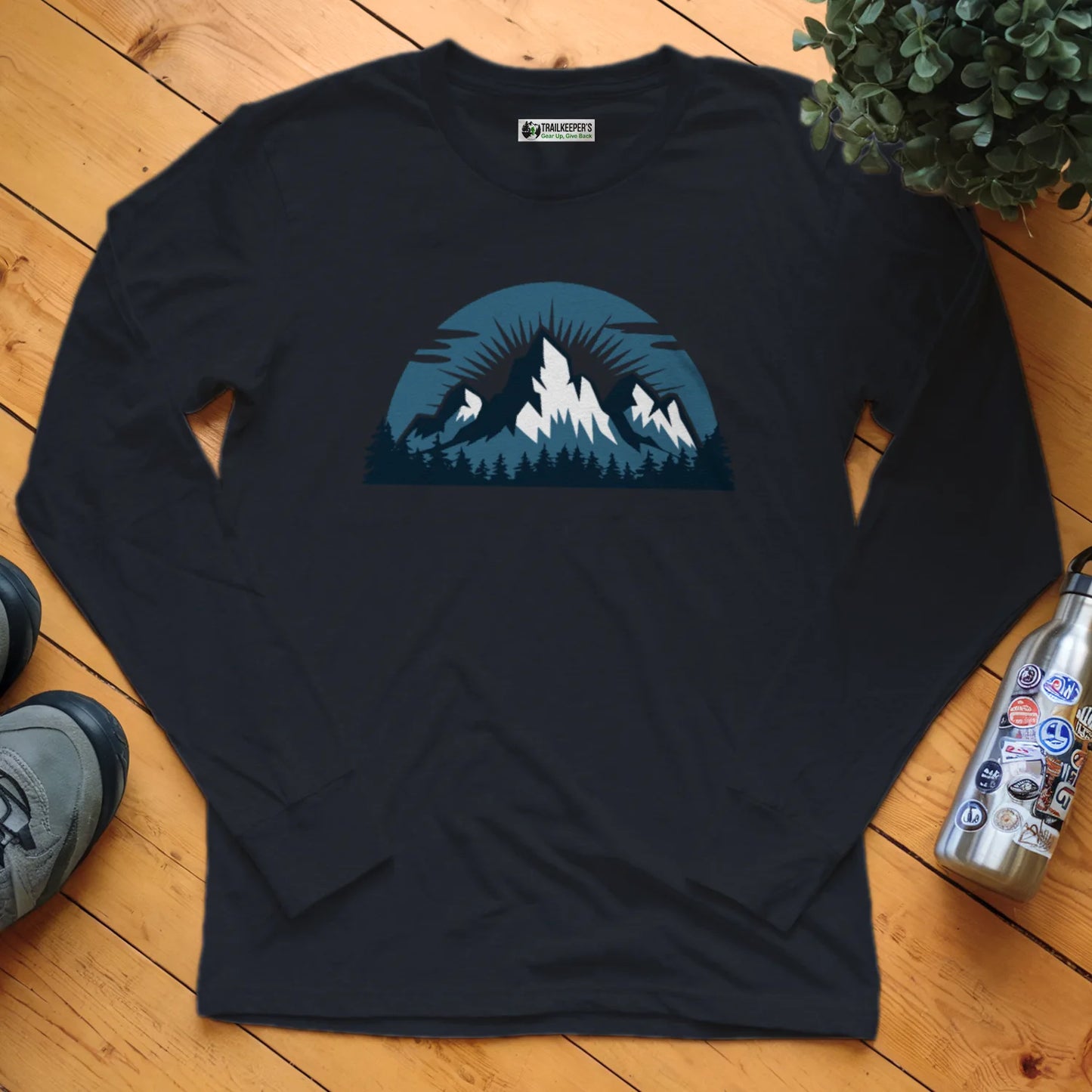 Mountain Scene Long Sleeve T-Shirt