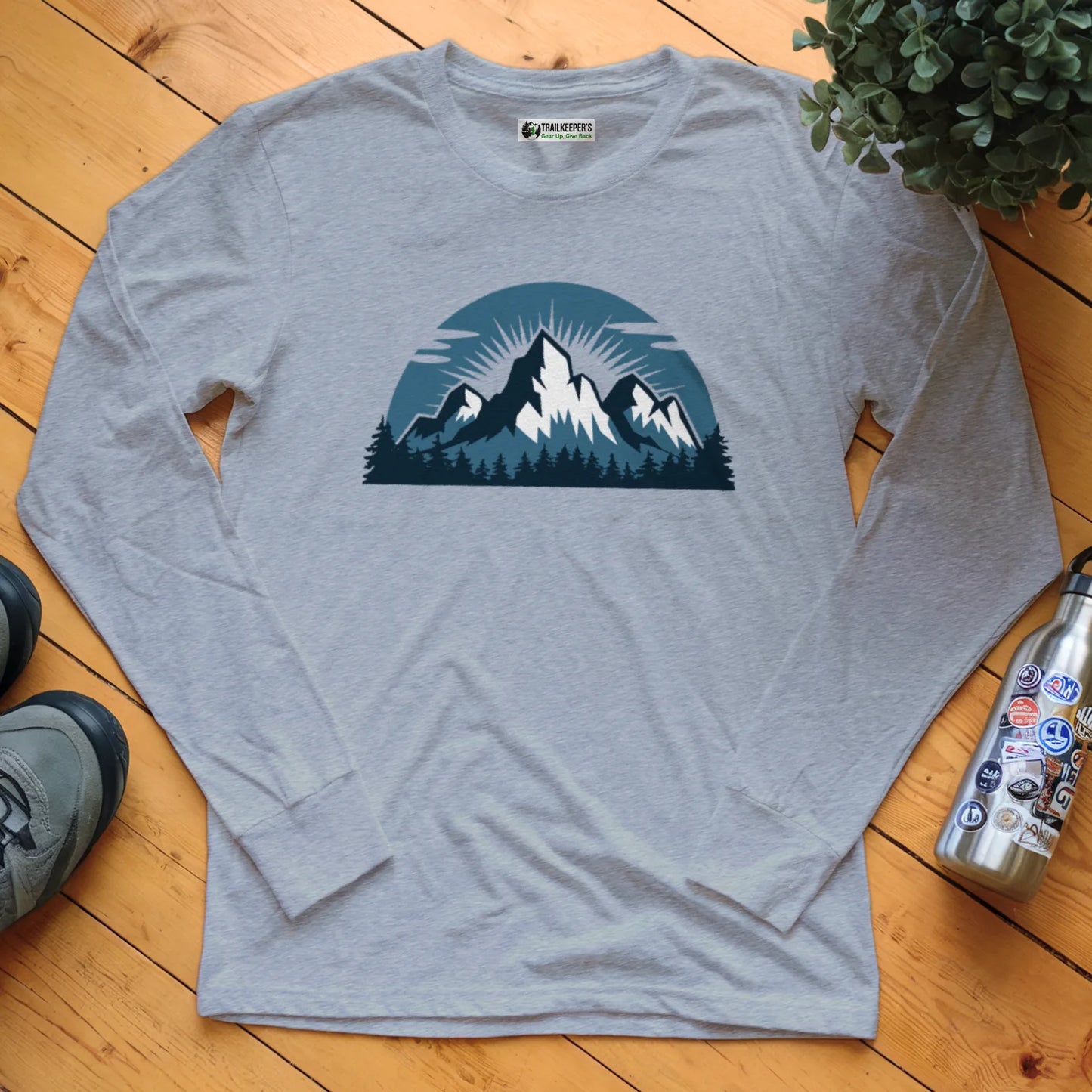 Mountain Scene Long Sleeve T-Shirt