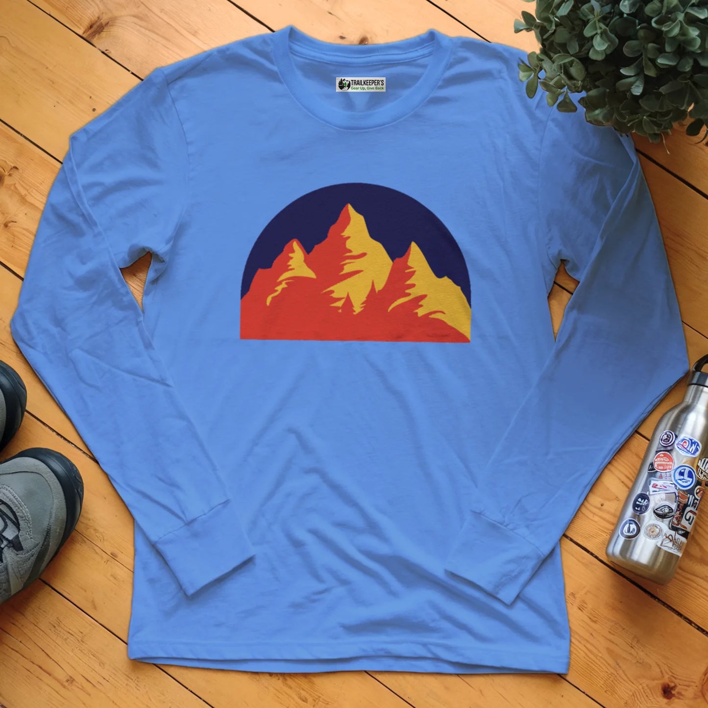 Mountain Scene Long Sleeve T-Shirt