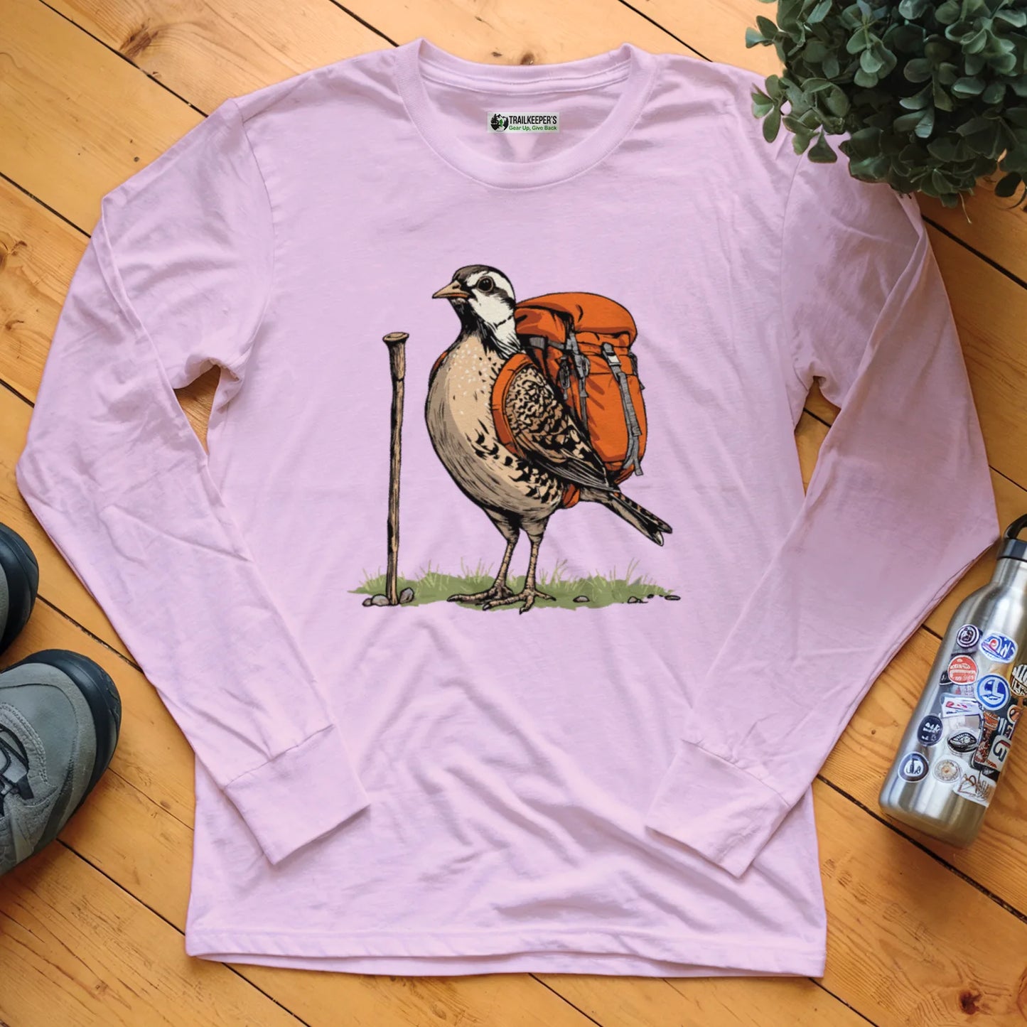 Northern Bobwhite Backpacker Long Sleeve T-Shirt