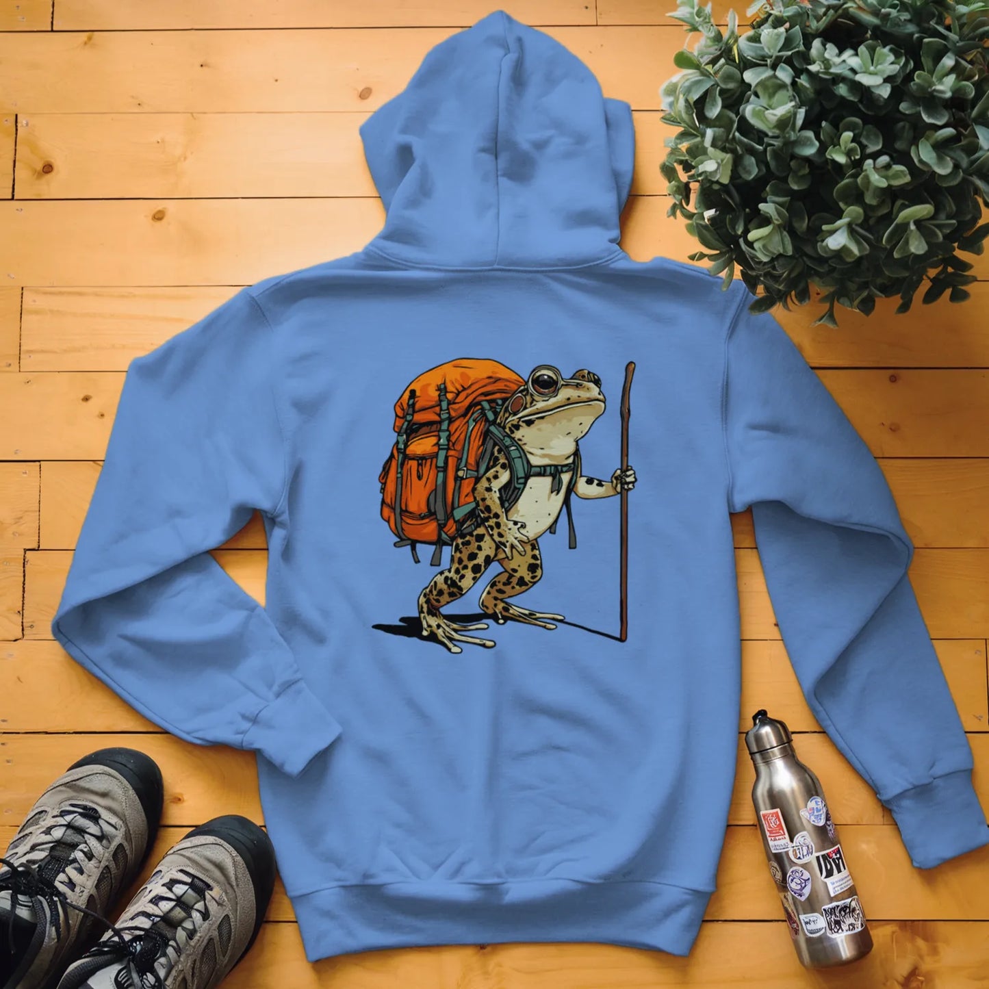 Northern Leopard Frog Backpacker Hoodie