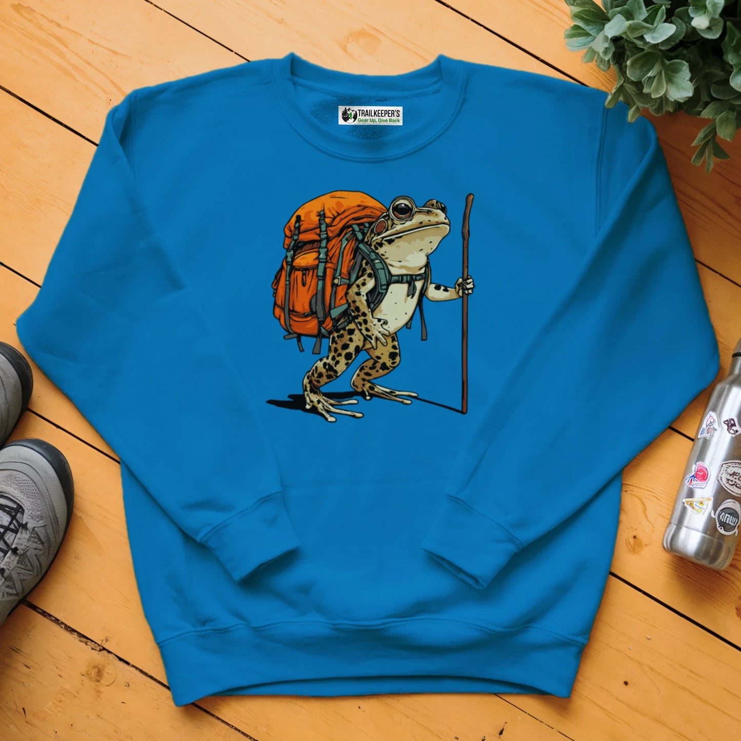 Northern Leopard Frog Backpacker Sweatshirt