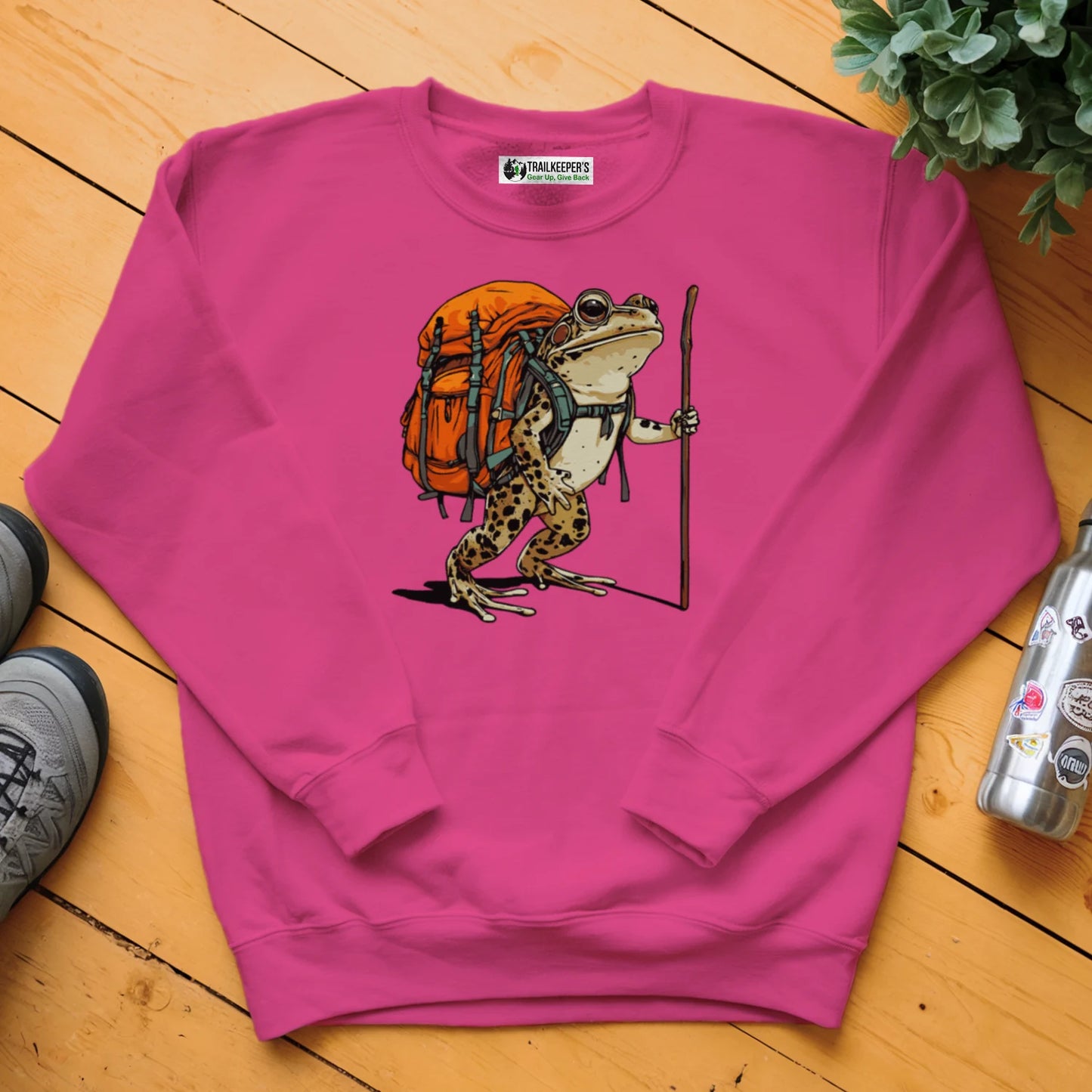 Northern Leopard Frog Backpacker Sweatshirt