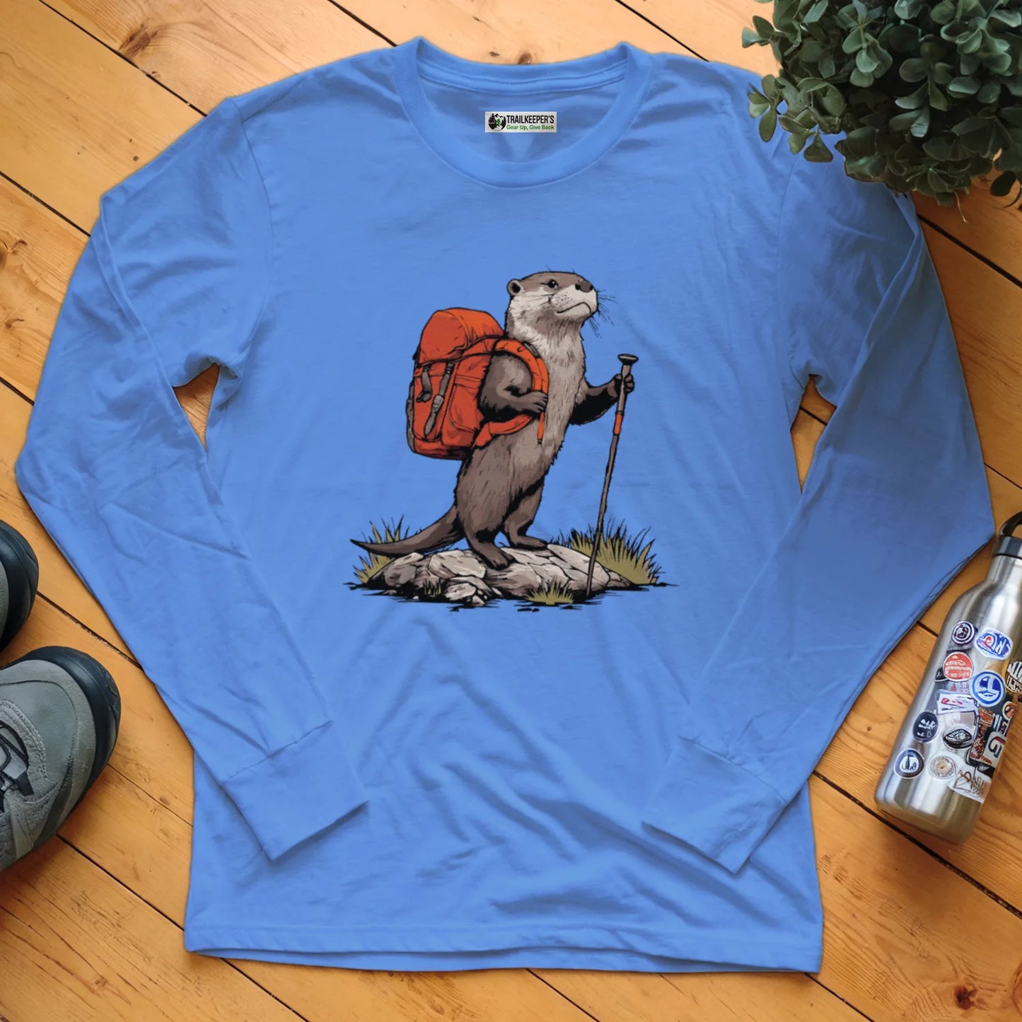 Otter Backpacker Long Sleeve T-Shirt