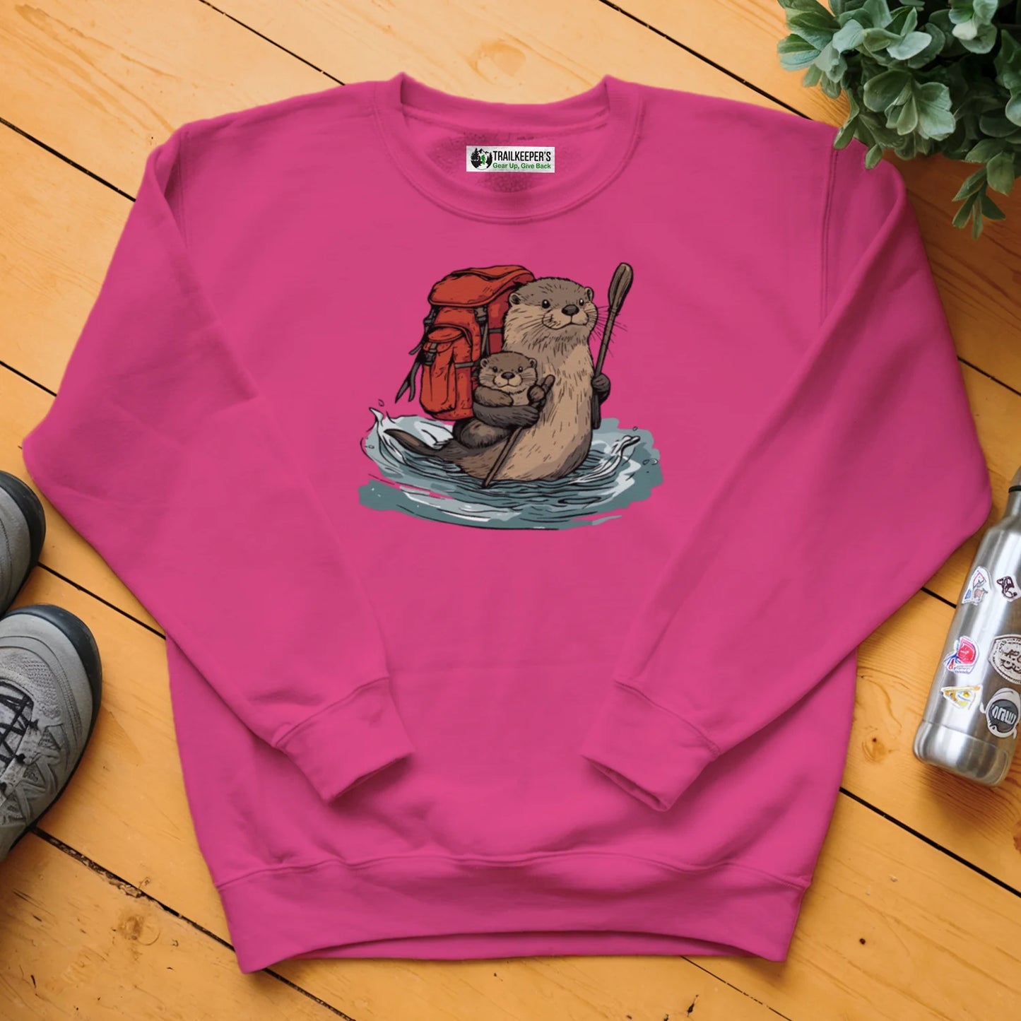 Otter Backpacker Family Fording River Sweatshirt