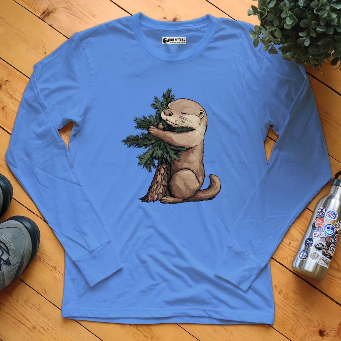 Otter Tree Hugger Long Sleeve T-Shirt