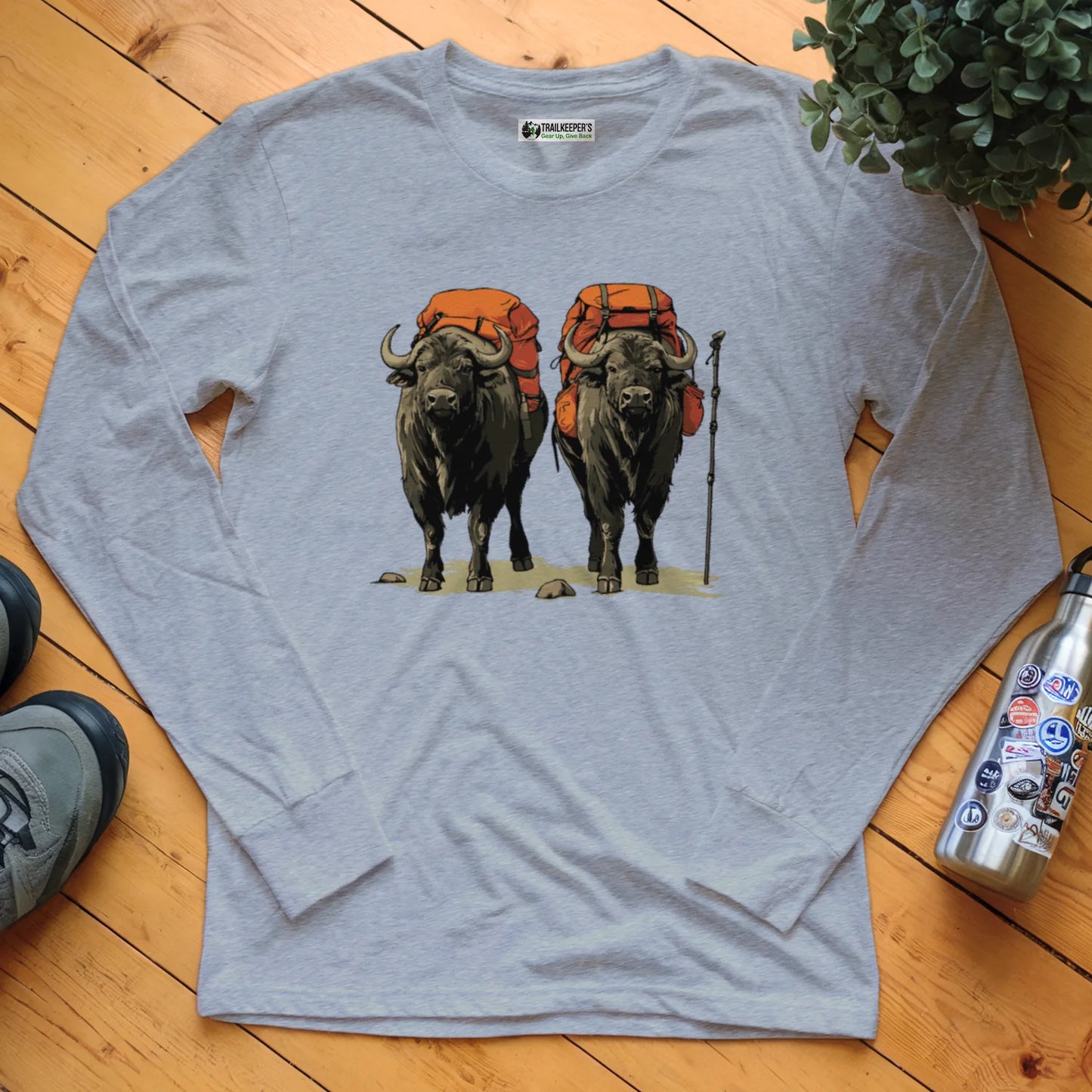 Ox Backpacker Buddies Long Sleeve T-Shirt