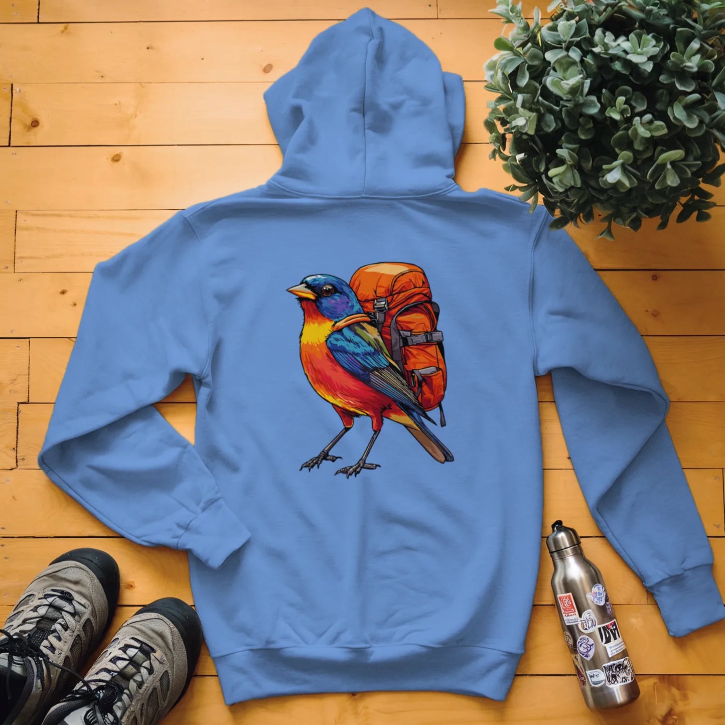 Painted Bunting Backpacker Hoodie