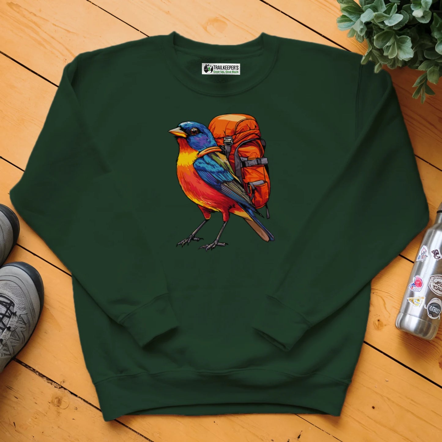 Painted Bunting Backpacker Sweatshirt