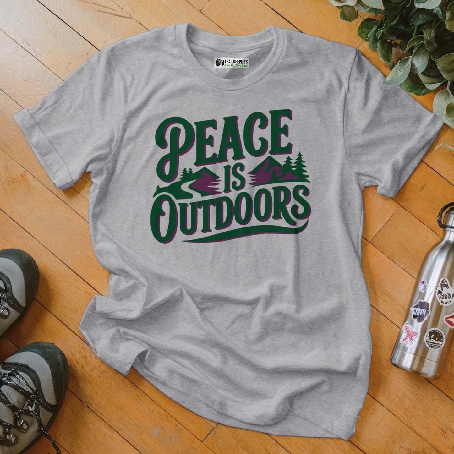 Peace Is Outdoors T-Shirt