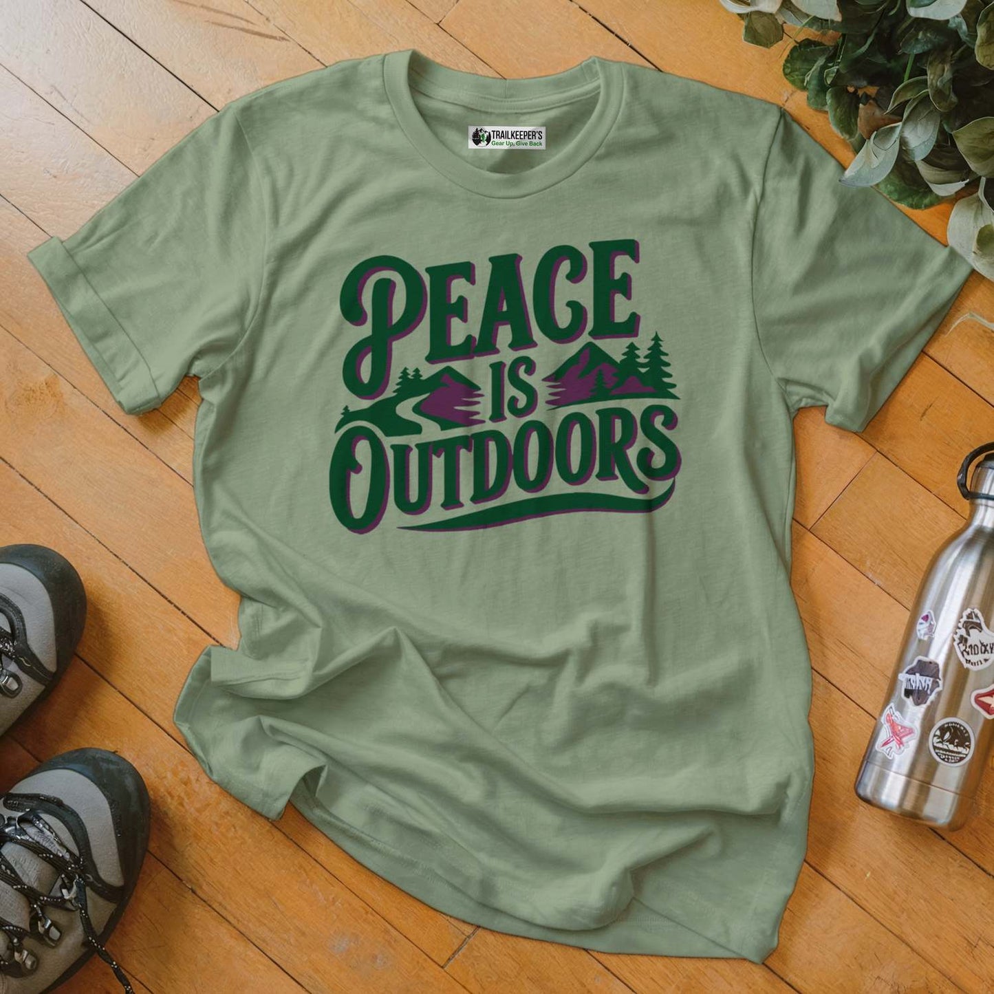 Peace Is Outdoors T-Shirt