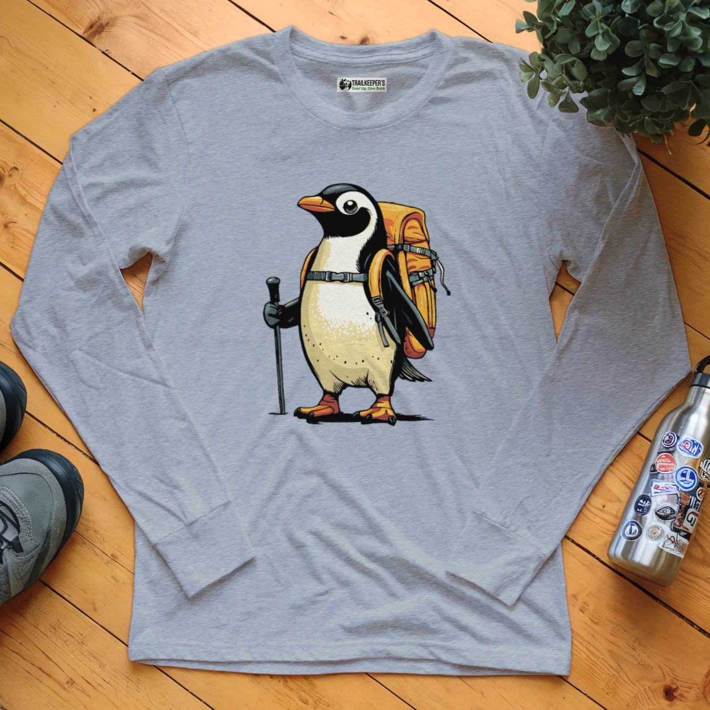 Penguin Backpacker Long Sleeve T-Shirt