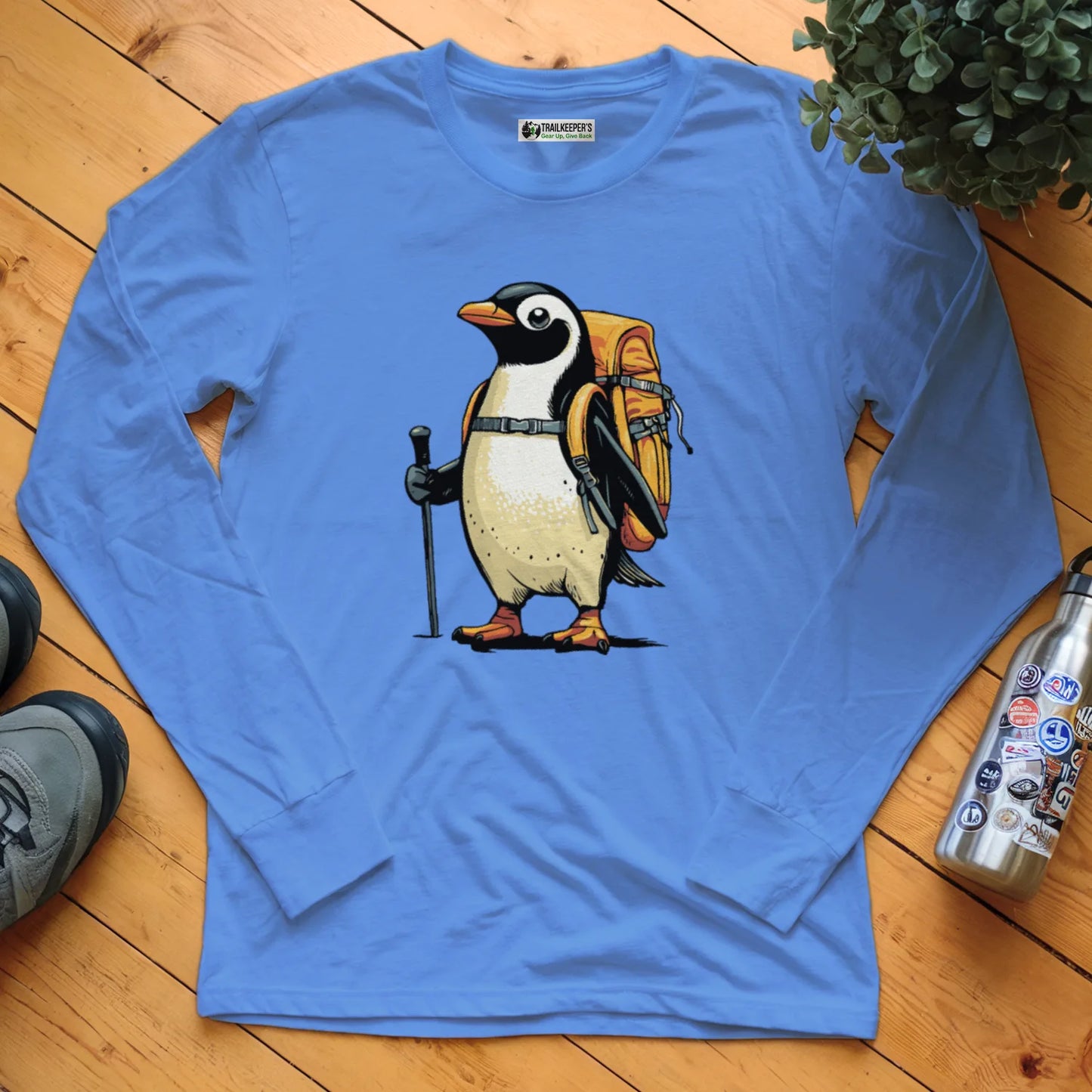 Penguin Backpacker Long Sleeve T-Shirt