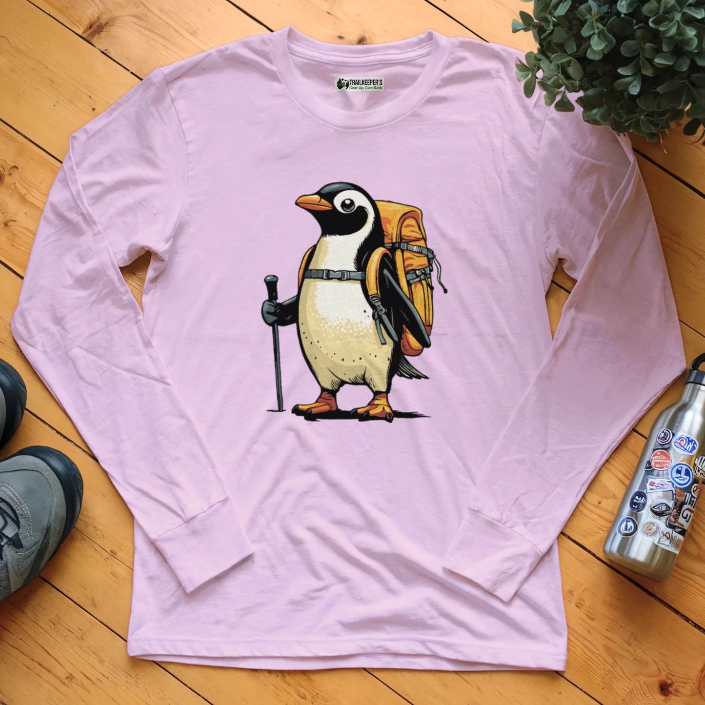 Penguin Backpacker Long Sleeve T-Shirt