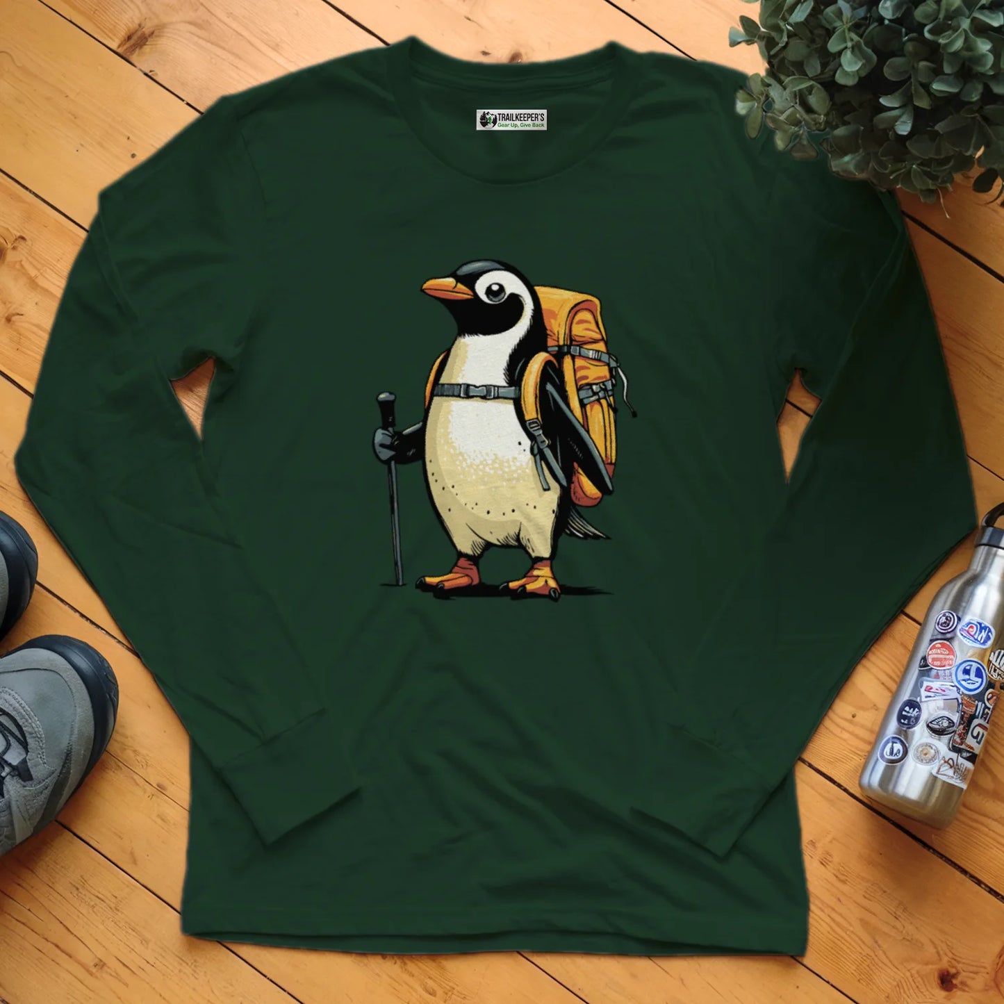 Penguin Backpacker Long Sleeve T-Shirt