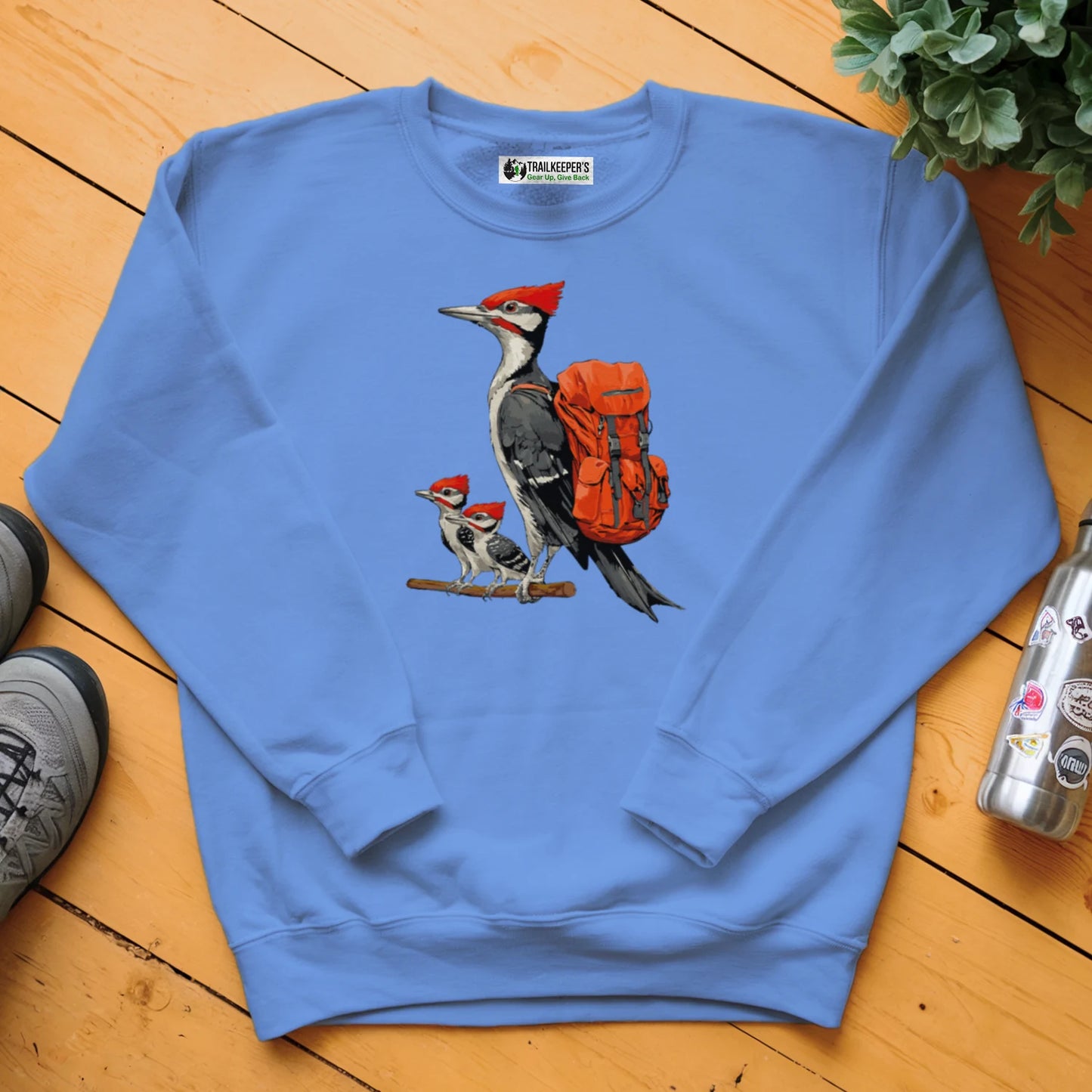 Pileated Woodpecker Backpacker Family Sweatshirt