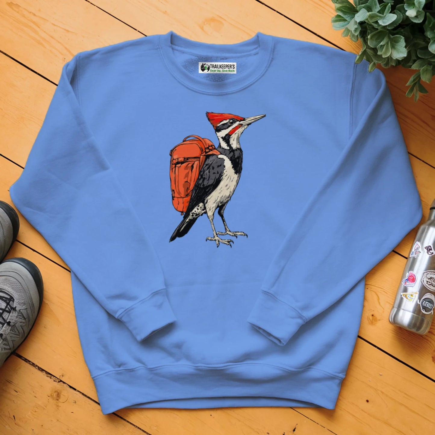 Pileated Woodpecker Backpacker Sweatshirt