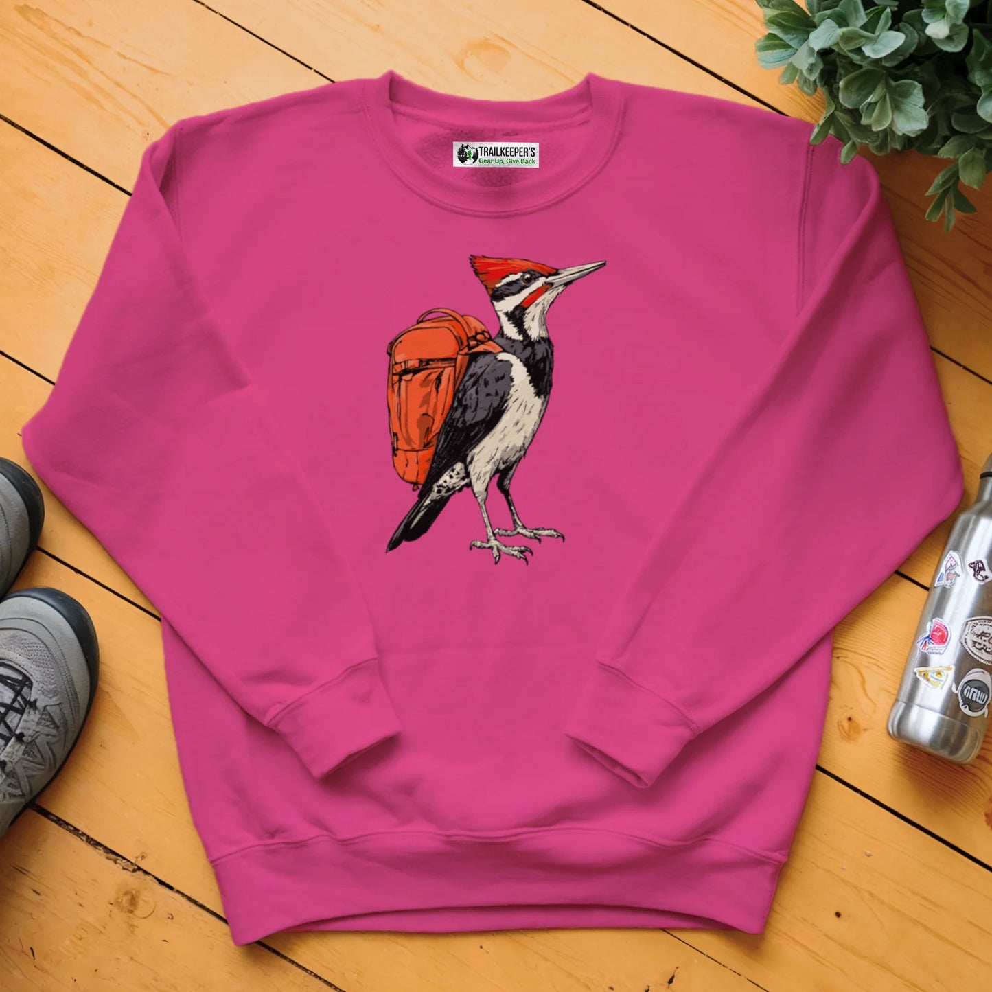Pileated Woodpecker Backpacker Sweatshirt