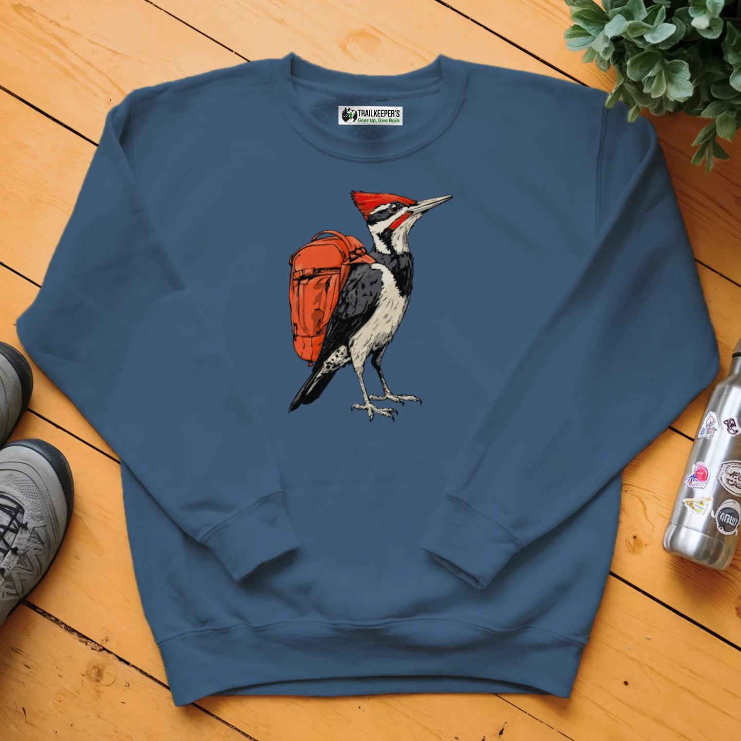 Pileated Woodpecker Backpacker Sweatshirt