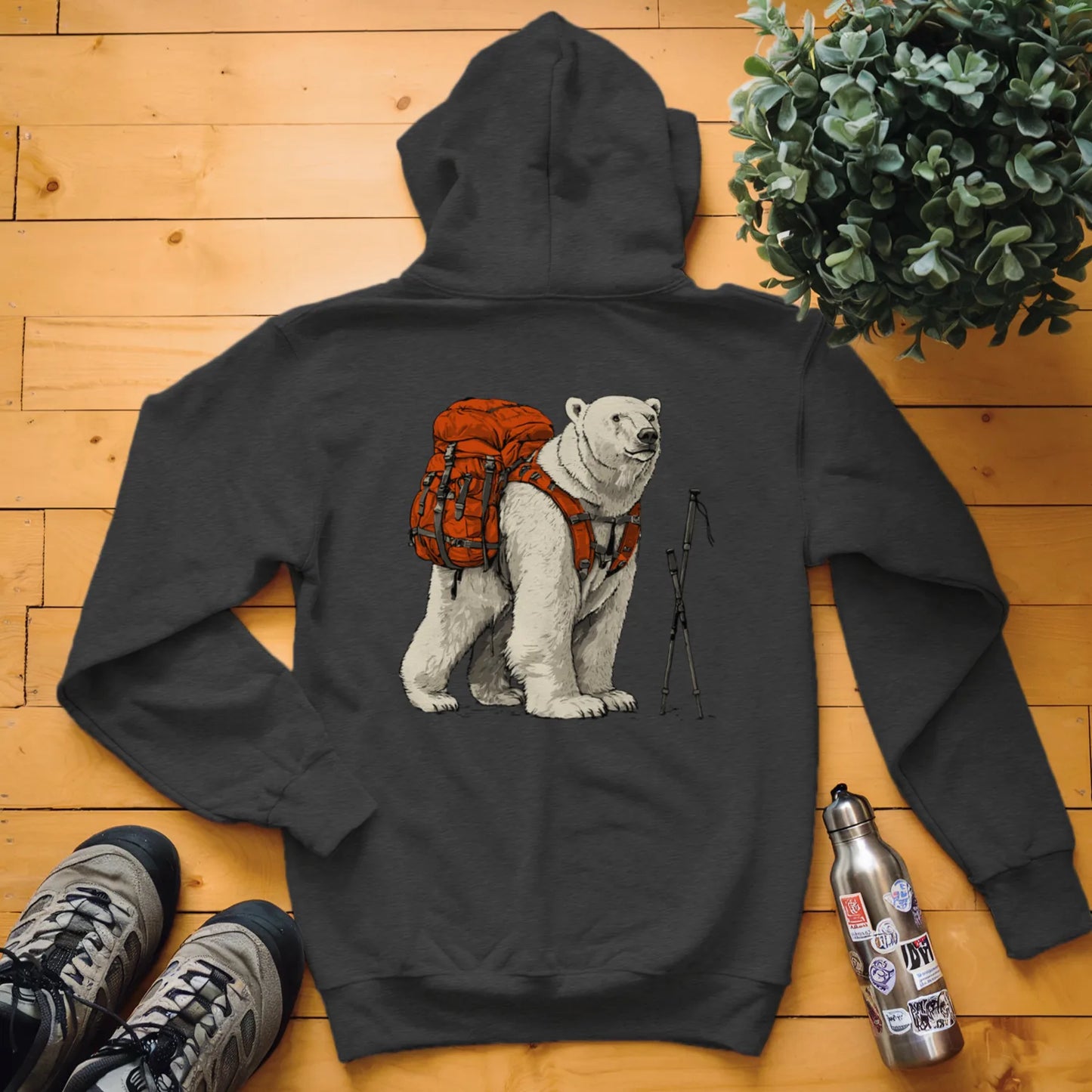 Polar Bear Backpacker Hoodie
