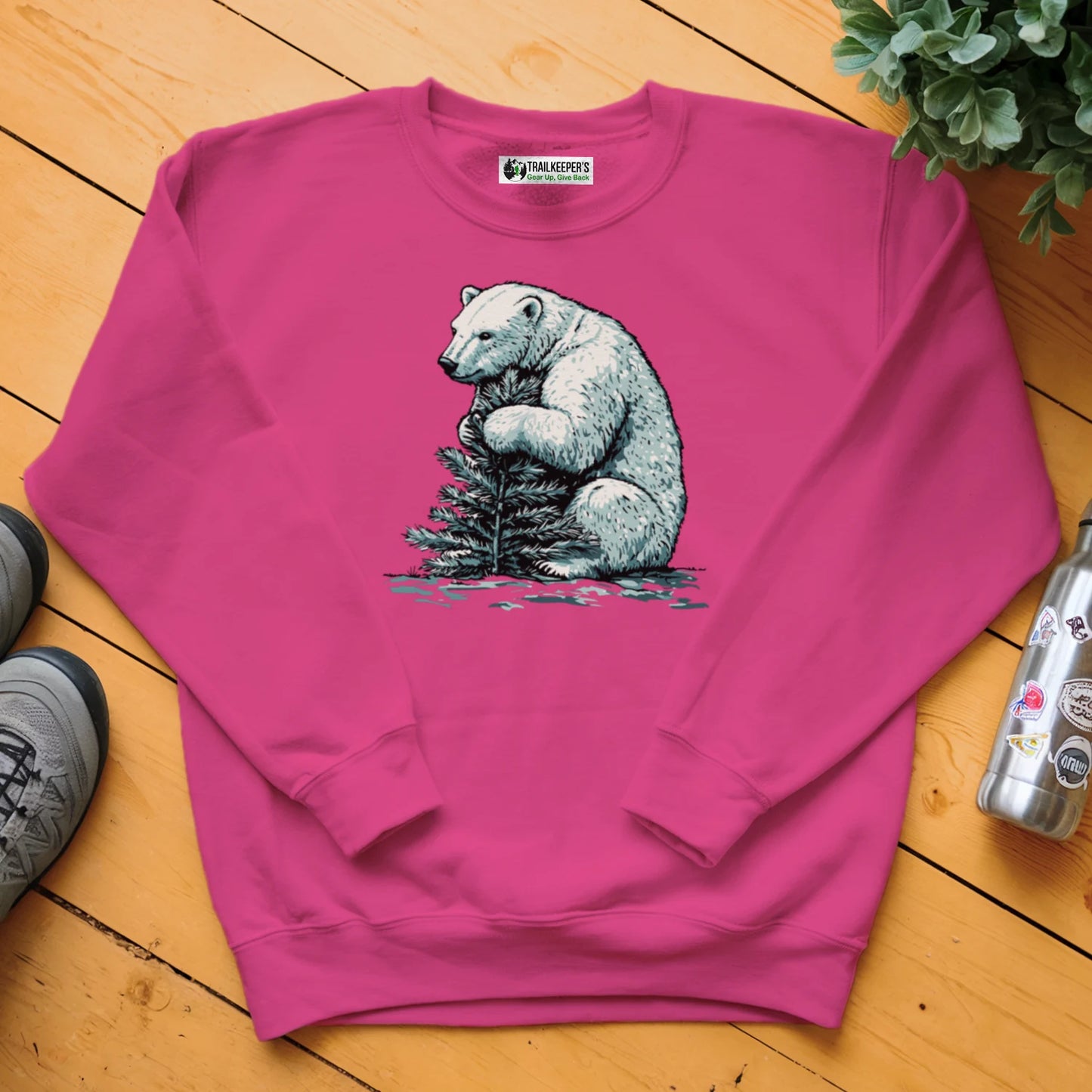 Polar Bear Tree Hugger Sweatshirt