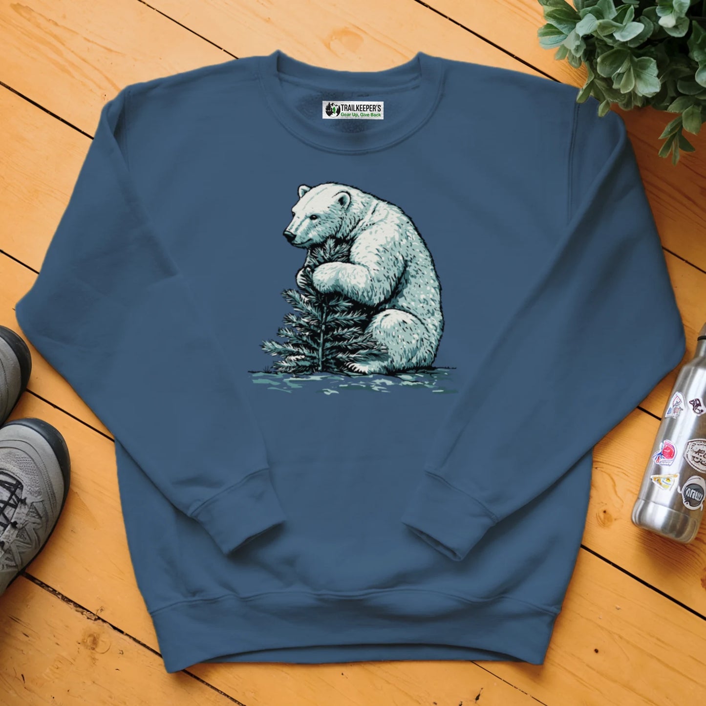 Polar Bear Tree Hugger Sweatshirt