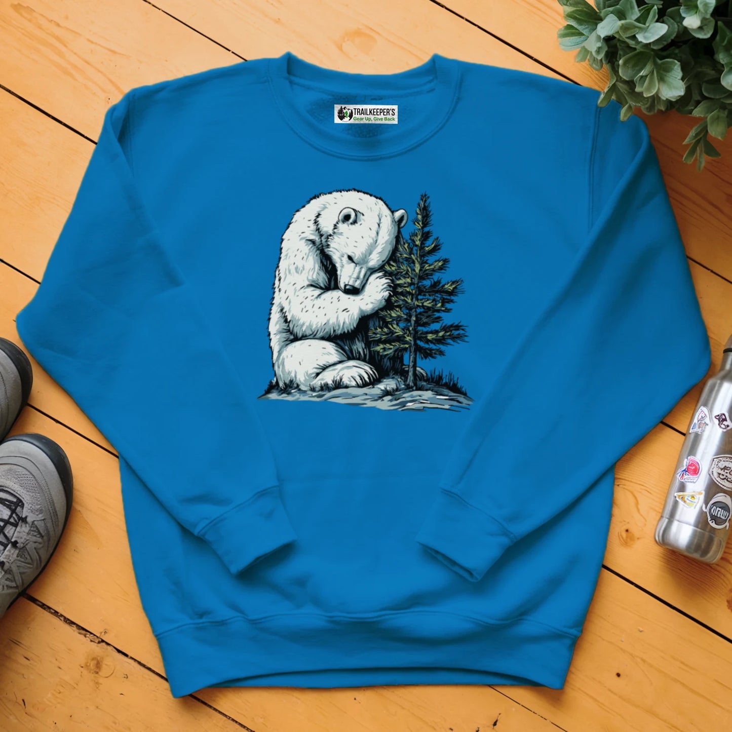 Polar Bear Tree Hugger Sweatshirt