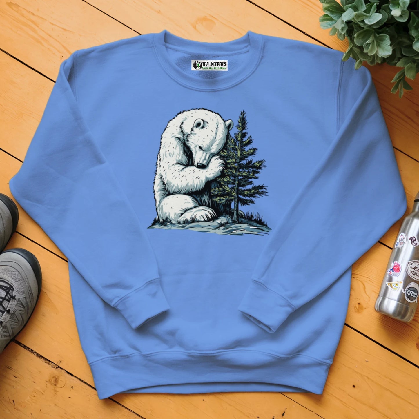 Polar Bear Tree Hugger Sweatshirt
