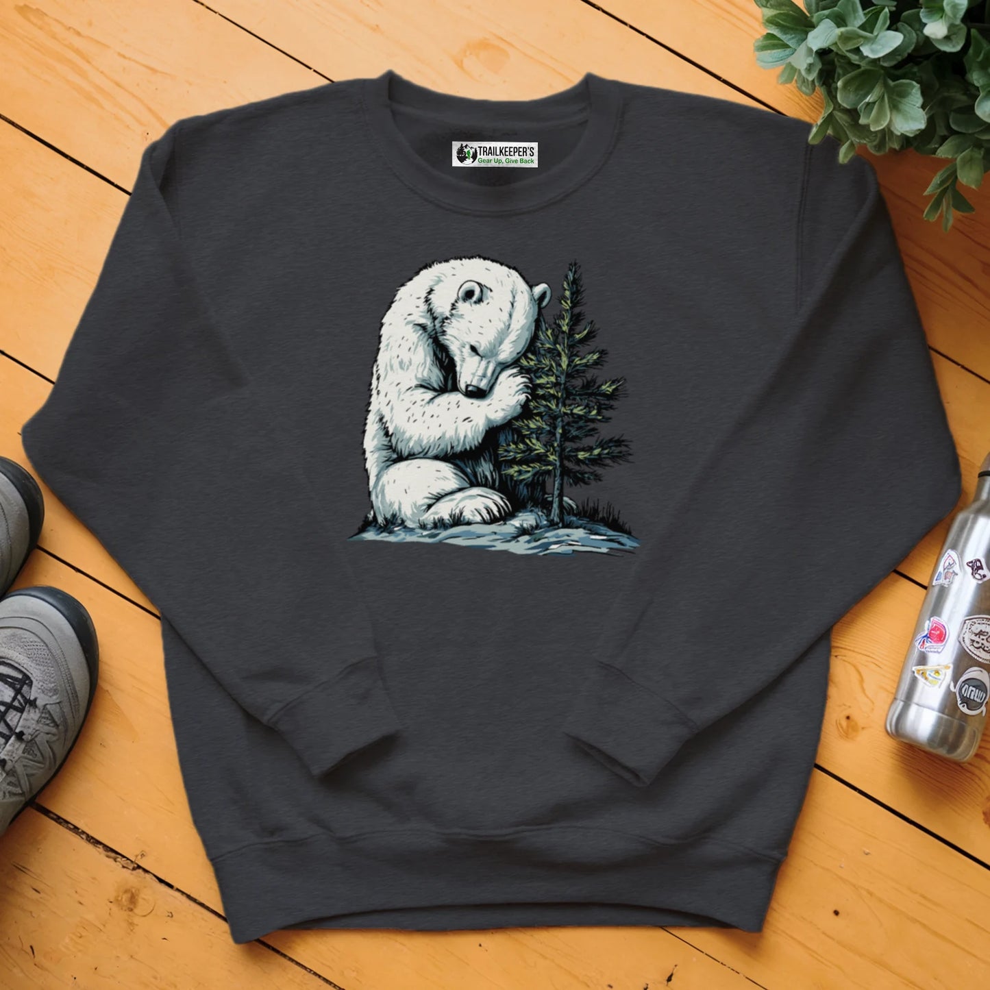 Polar Bear Tree Hugger Sweatshirt