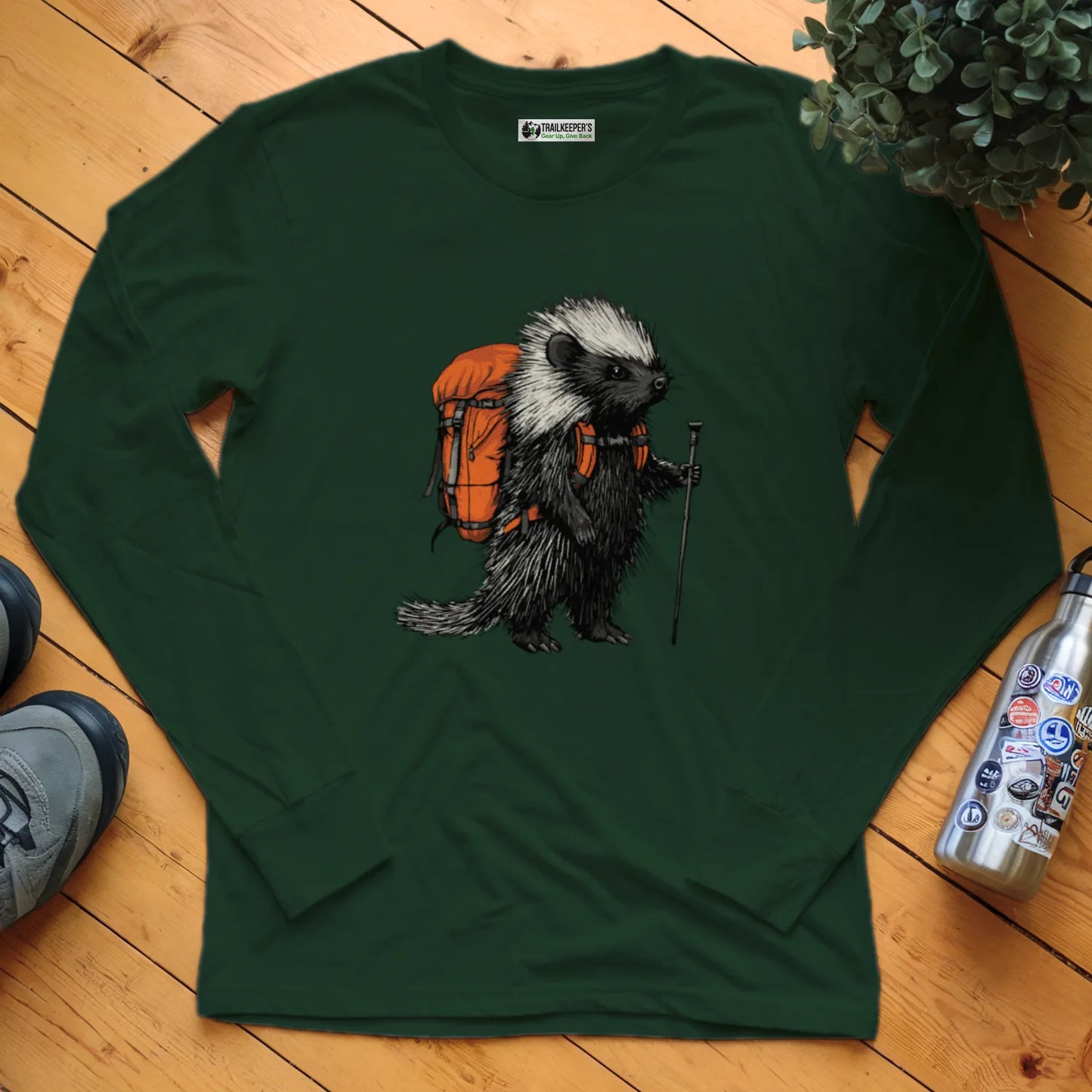Porcupine Backpacker Long Sleeve T-Shirt
