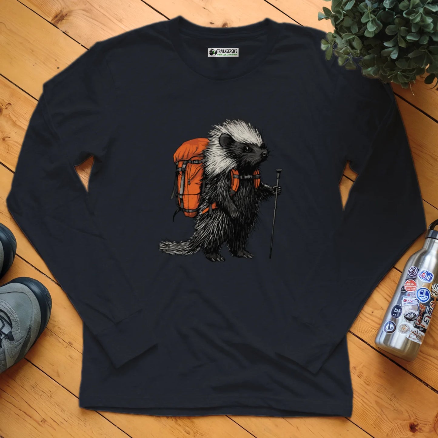Porcupine Backpacker Long Sleeve T-Shirt