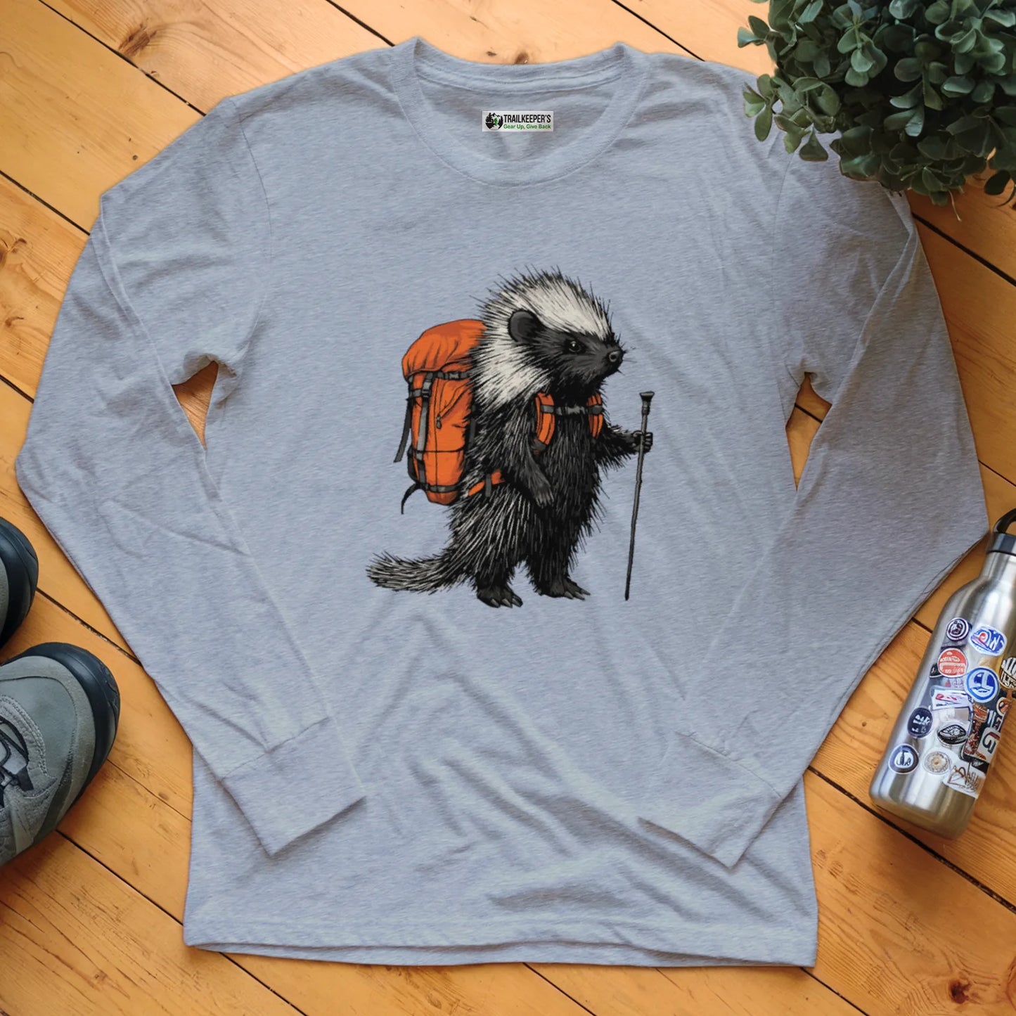 Porcupine Backpacker Long Sleeve T-Shirt