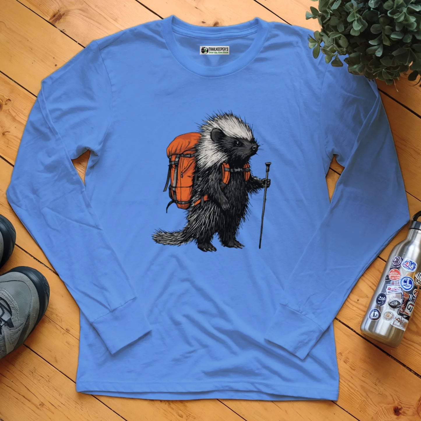 Porcupine Backpacker Long Sleeve T-Shirt