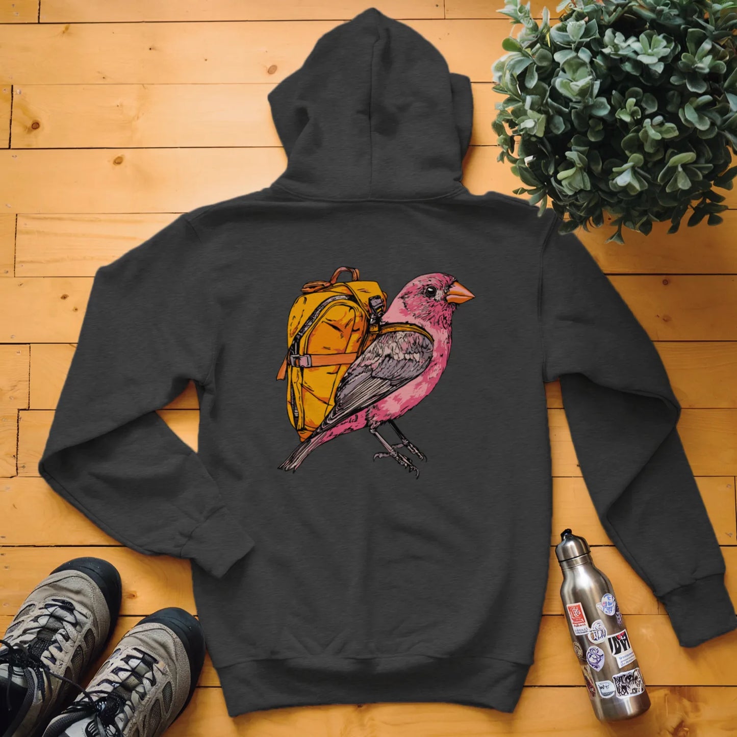Purple Finch Backpacker Hoodie
