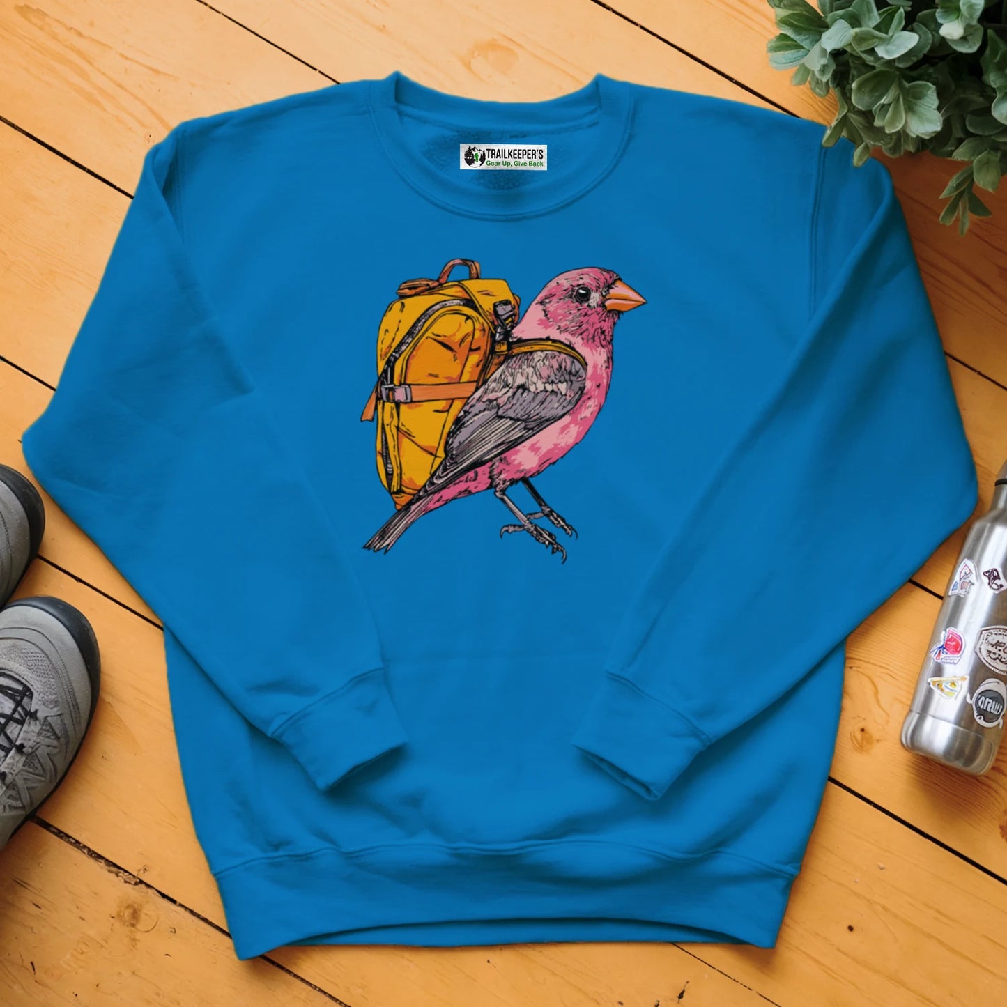 Purple Finch Backpacker Sweatshirt