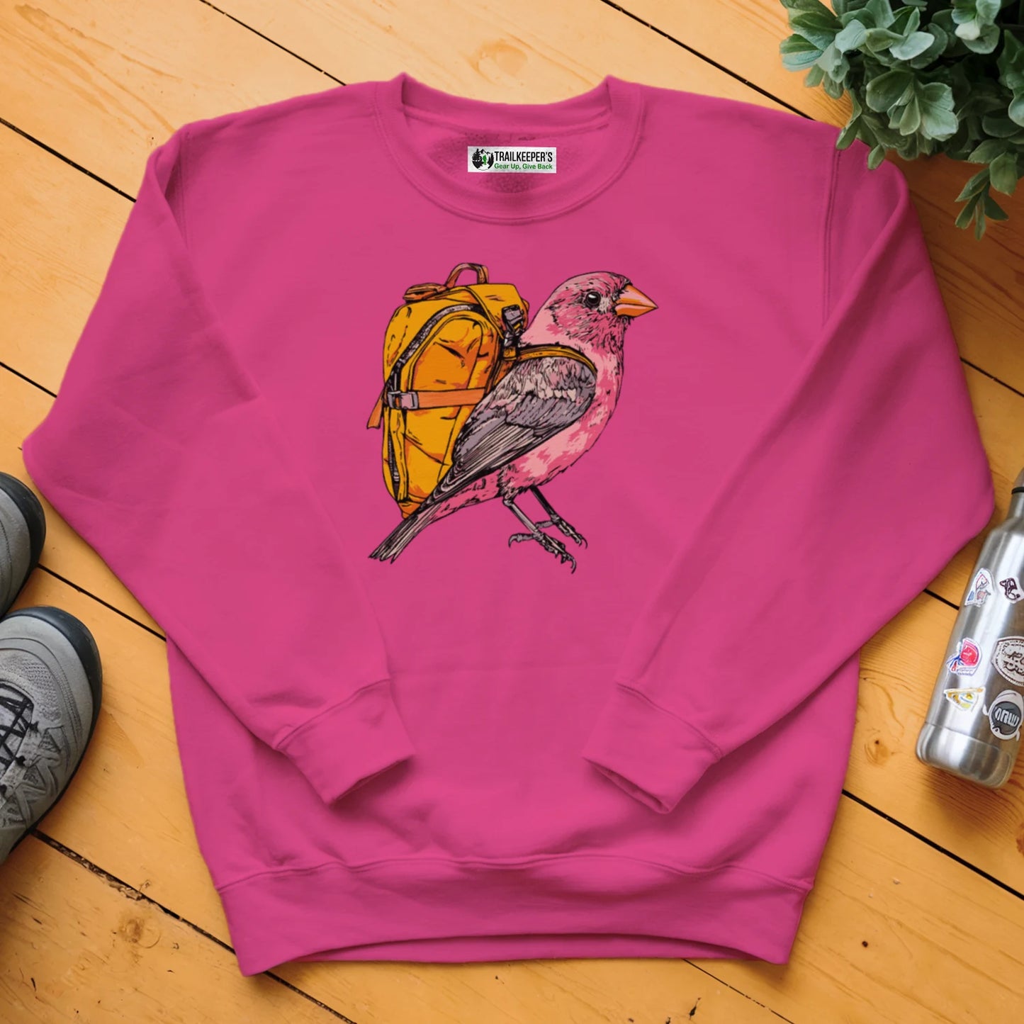 Purple Finch Backpacker Sweatshirt