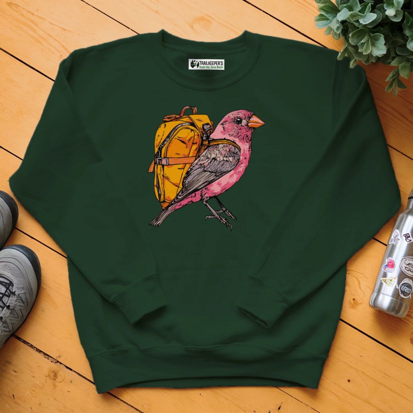 Purple Finch Backpacker Sweatshirt
