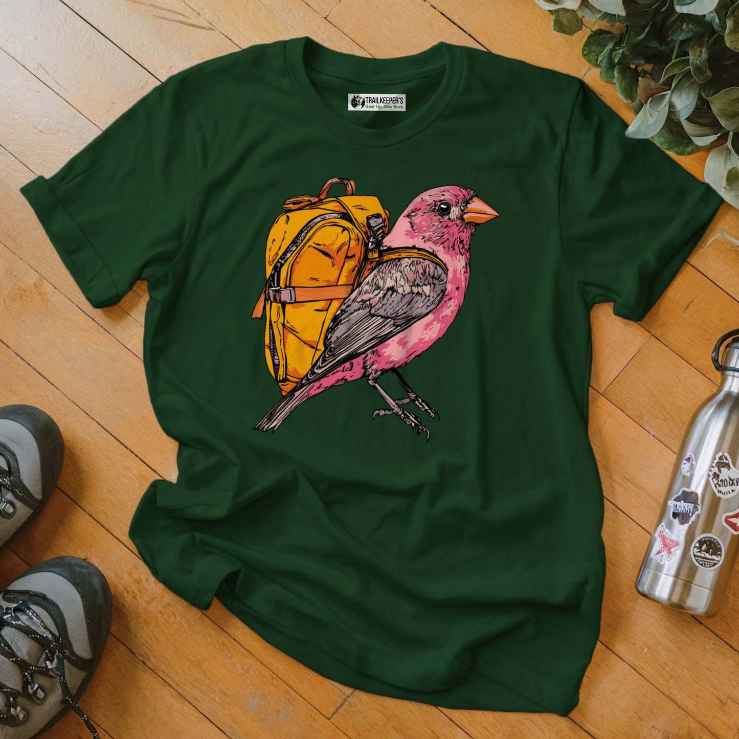 Purple Finch Backpacker T-Shirt