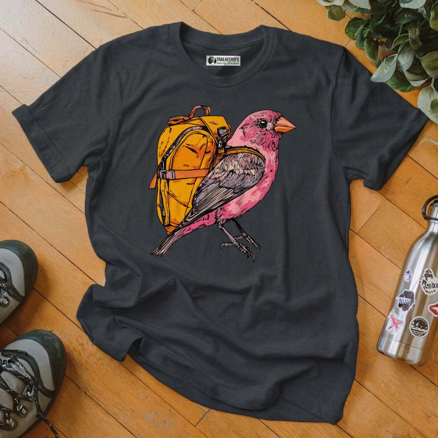 Purple Finch Backpacker T-Shirt