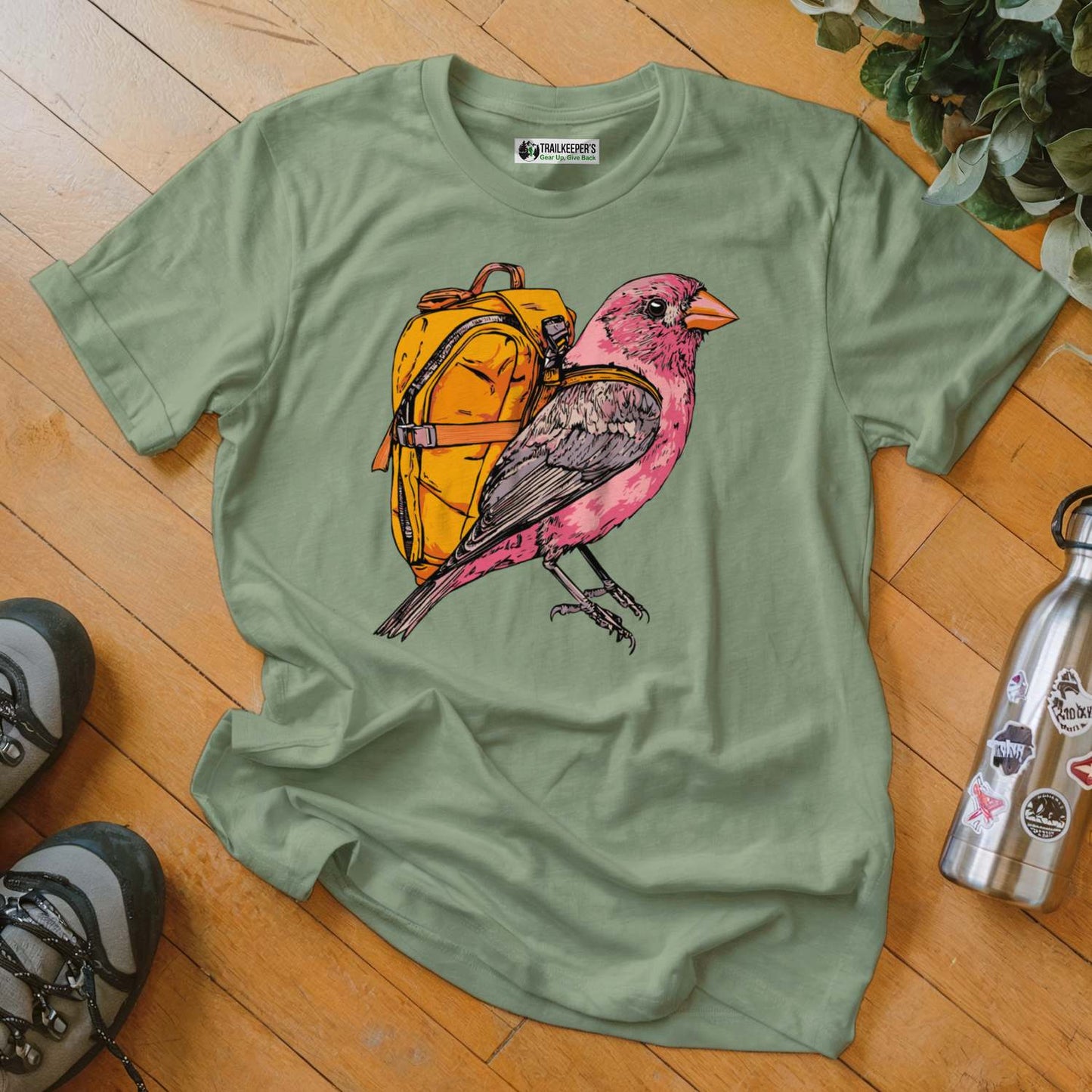 Purple Finch Backpacker T-Shirt