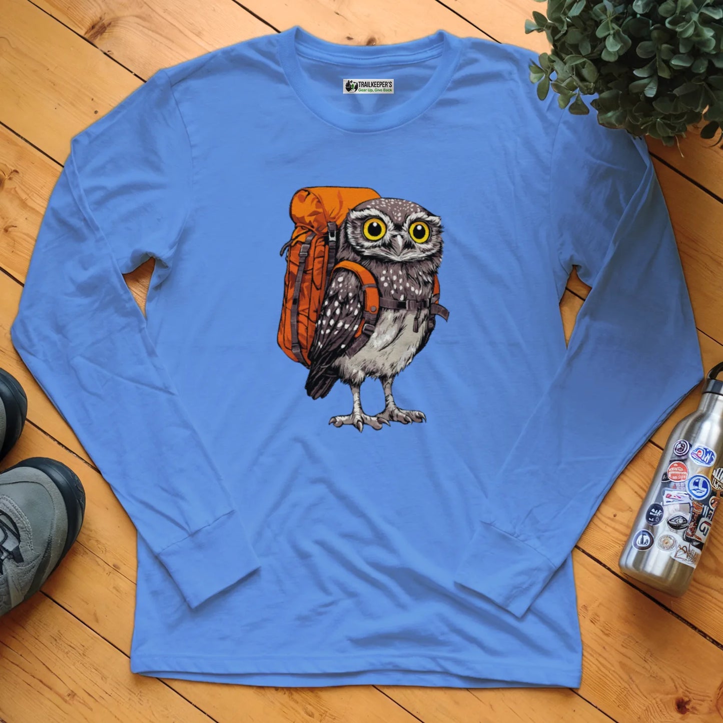 Pygmy Owl Backpacker Long Sleeve T-Shirt