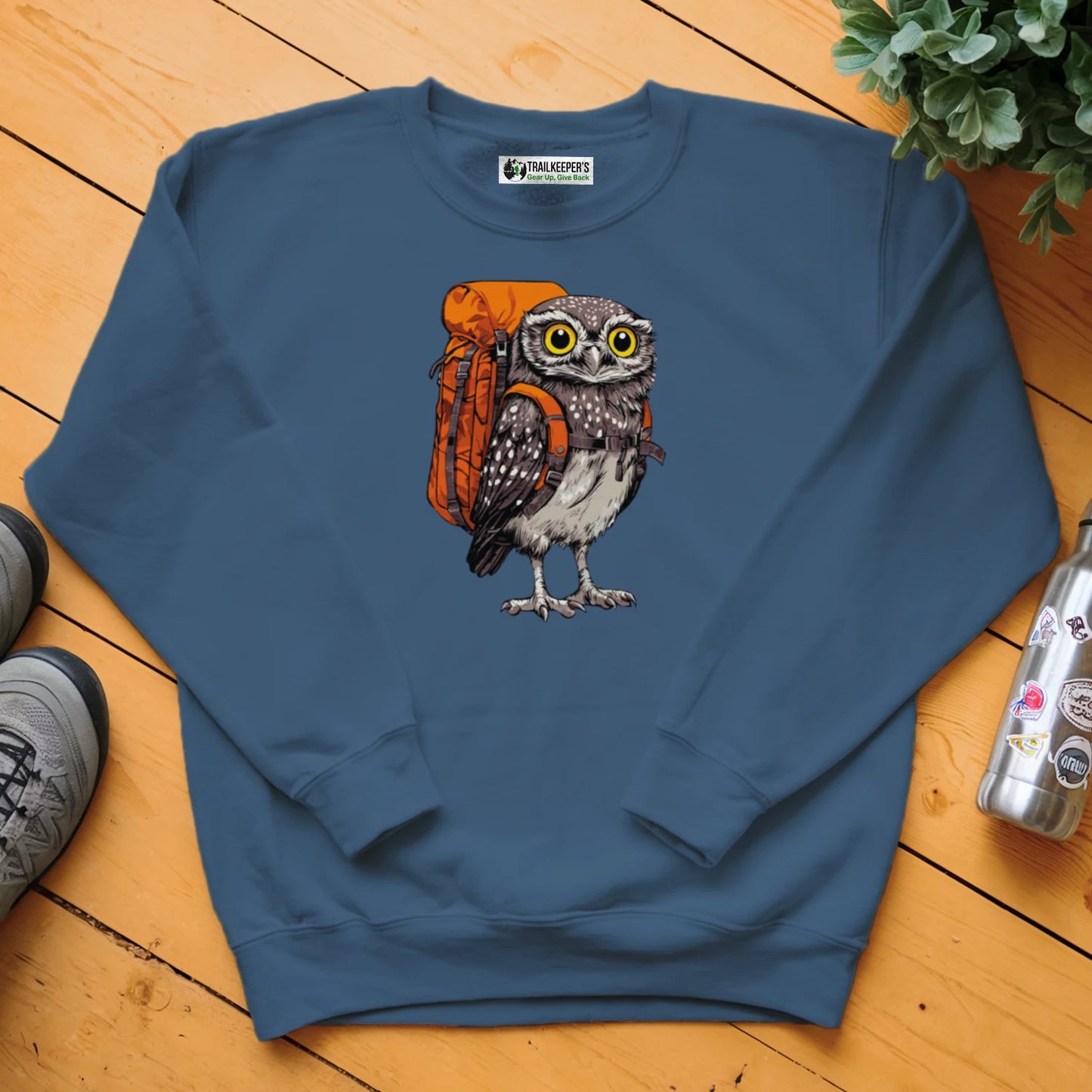 Pygmy Owl Backpacker Sweatshirt